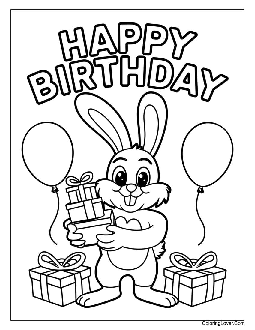 51 Happy Birthday Coloring Pages Free Printables For All Ages 51 Happy Birthday Coloring Pages Free Printables For All Ages