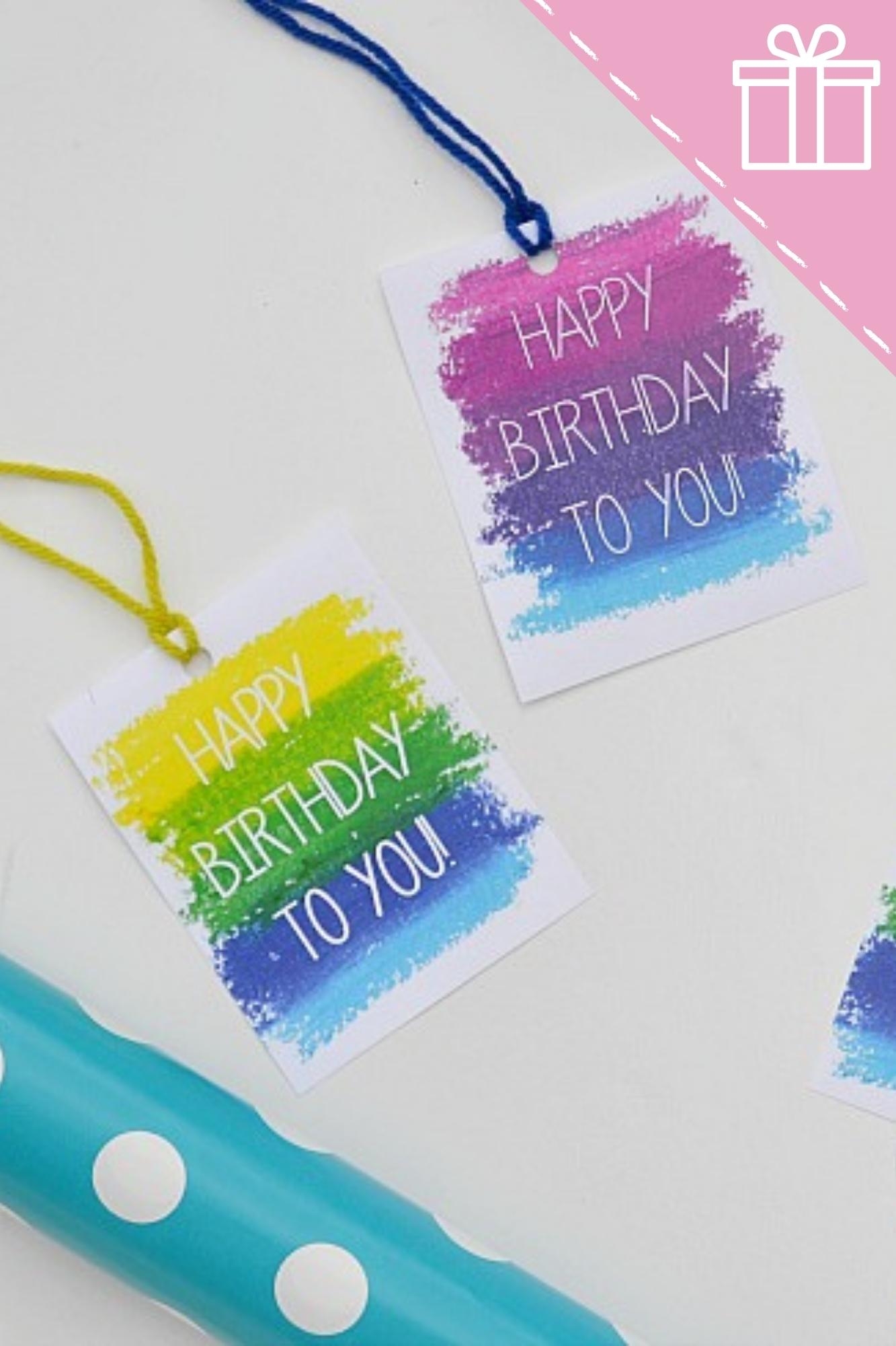birthday printable gift tags