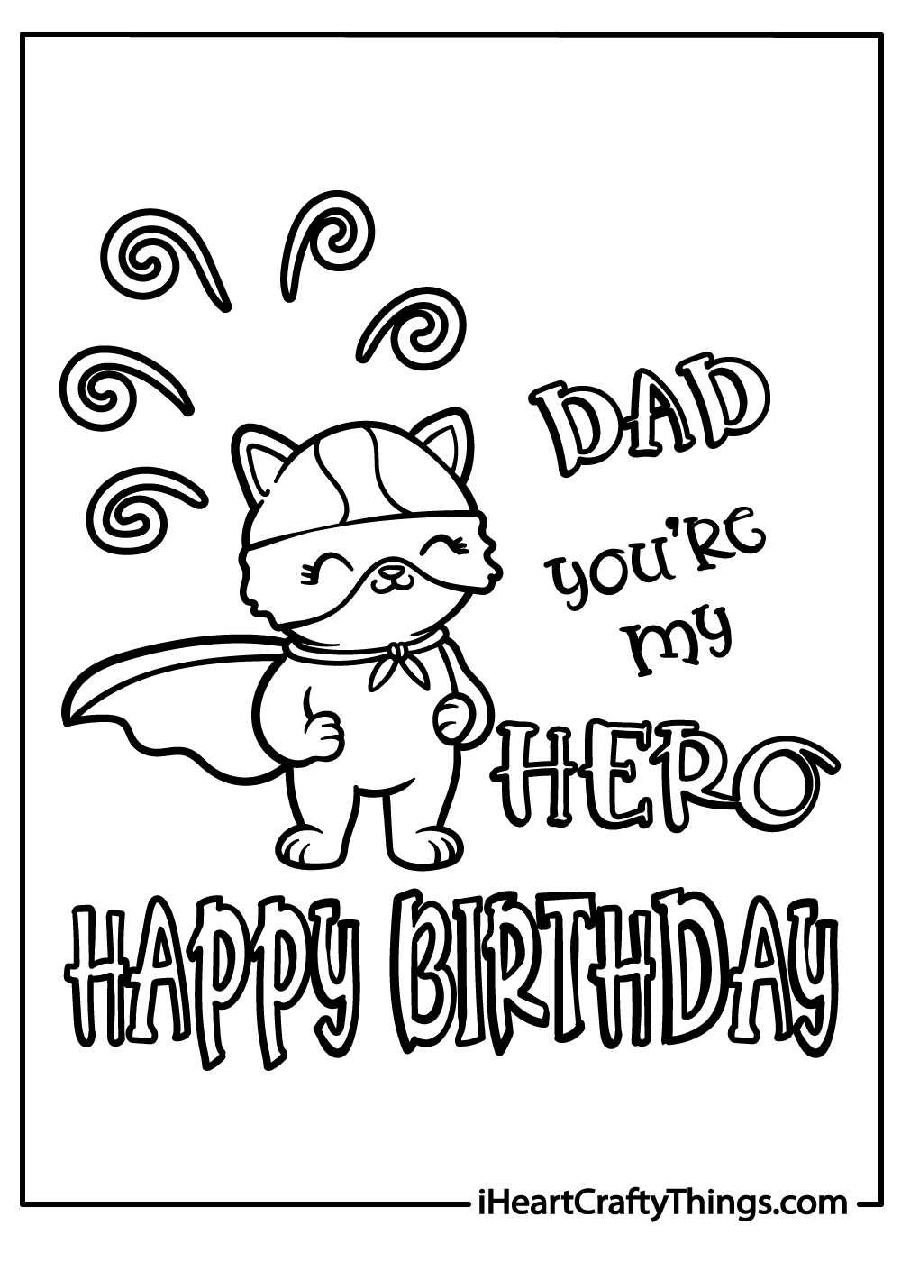Happy Birthday Dad Coloring Pages 100 Free Printables 