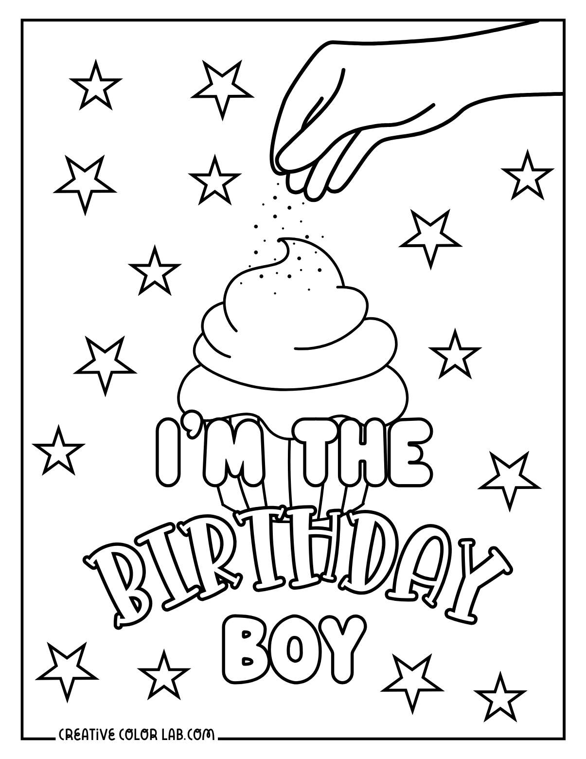 46 Happy Birthday Coloring Pages Free PDF Printables