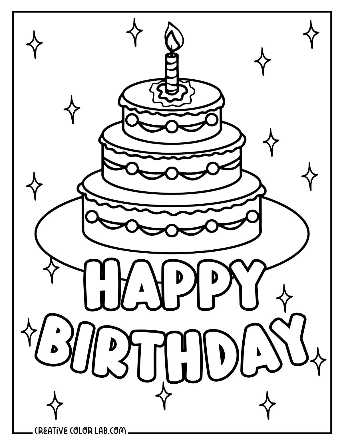 46 Happy Birthday Coloring Pages Free PDF Printables 46 Happy Birthday Coloring Pages Free PDF Printables