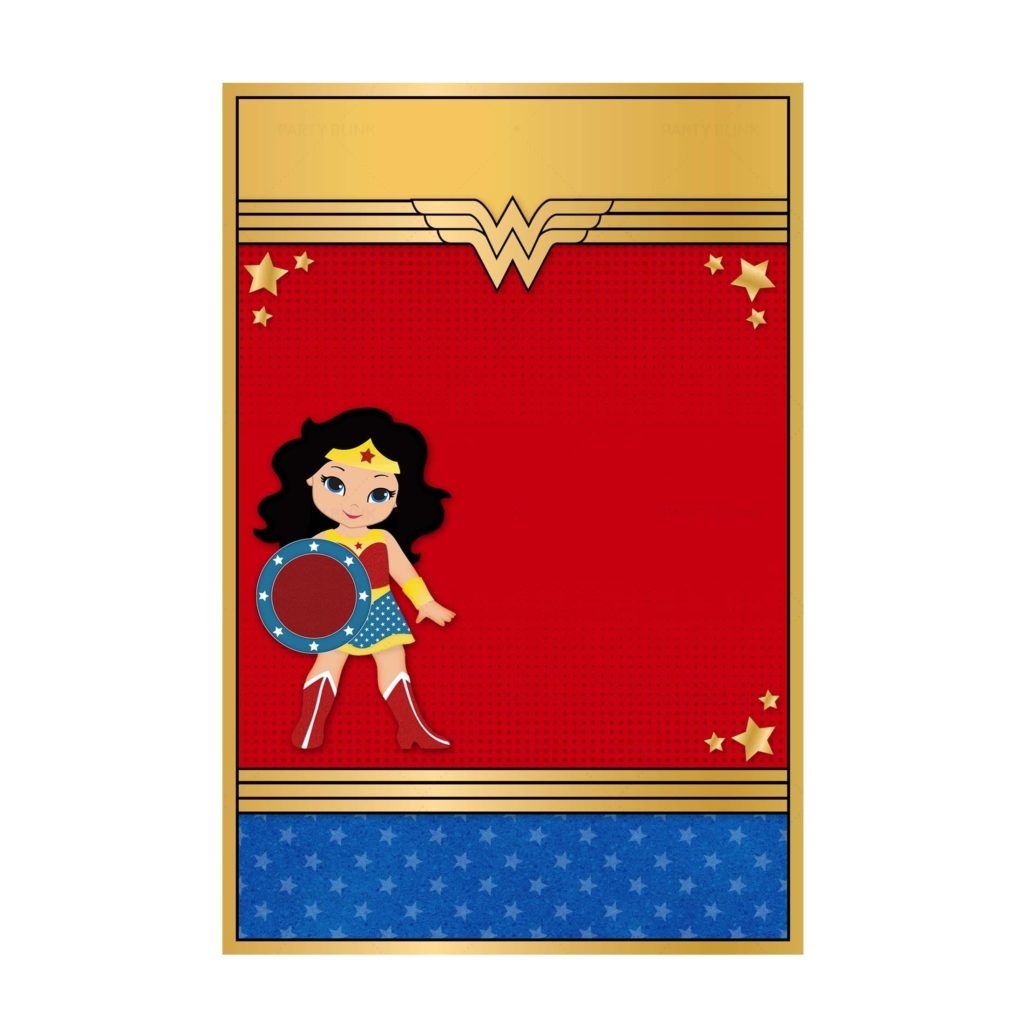 5 Wonder Woman Invitation Free U0026 Low Cost Templates