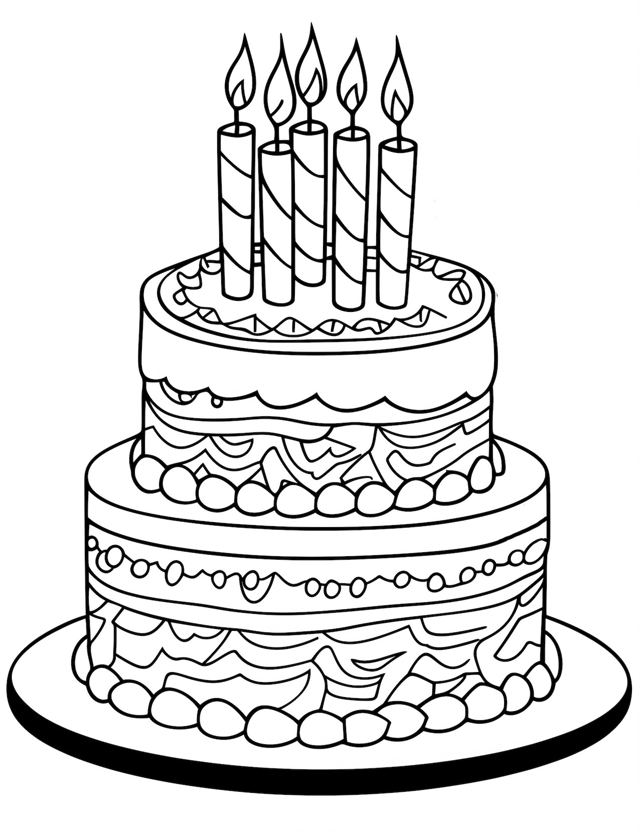 birthday cake printable