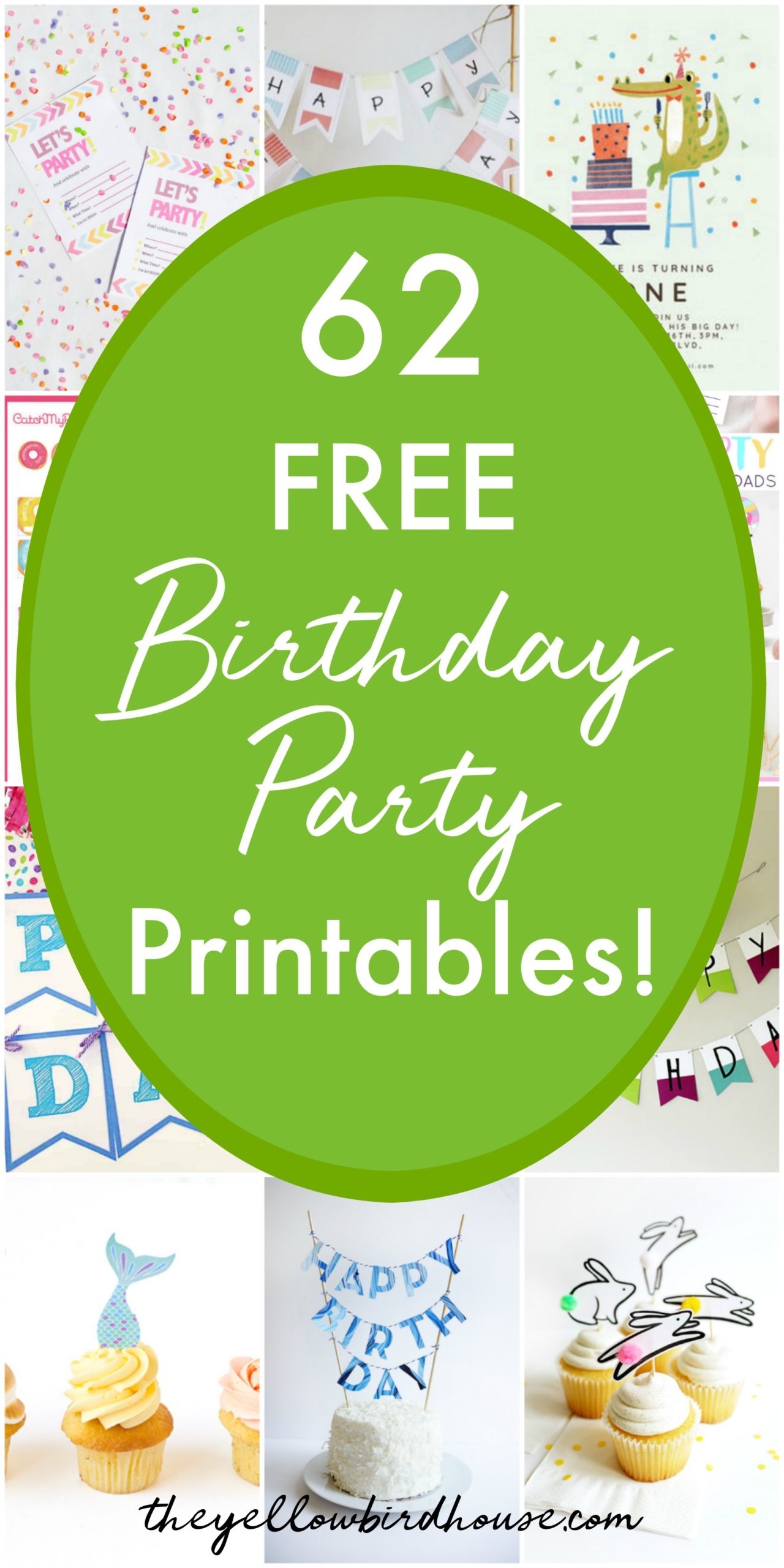 62 Free Birthday Party Printables The Yellow Birdhouse 62 Free Birthday Party Printables The Yellow Birdhouse