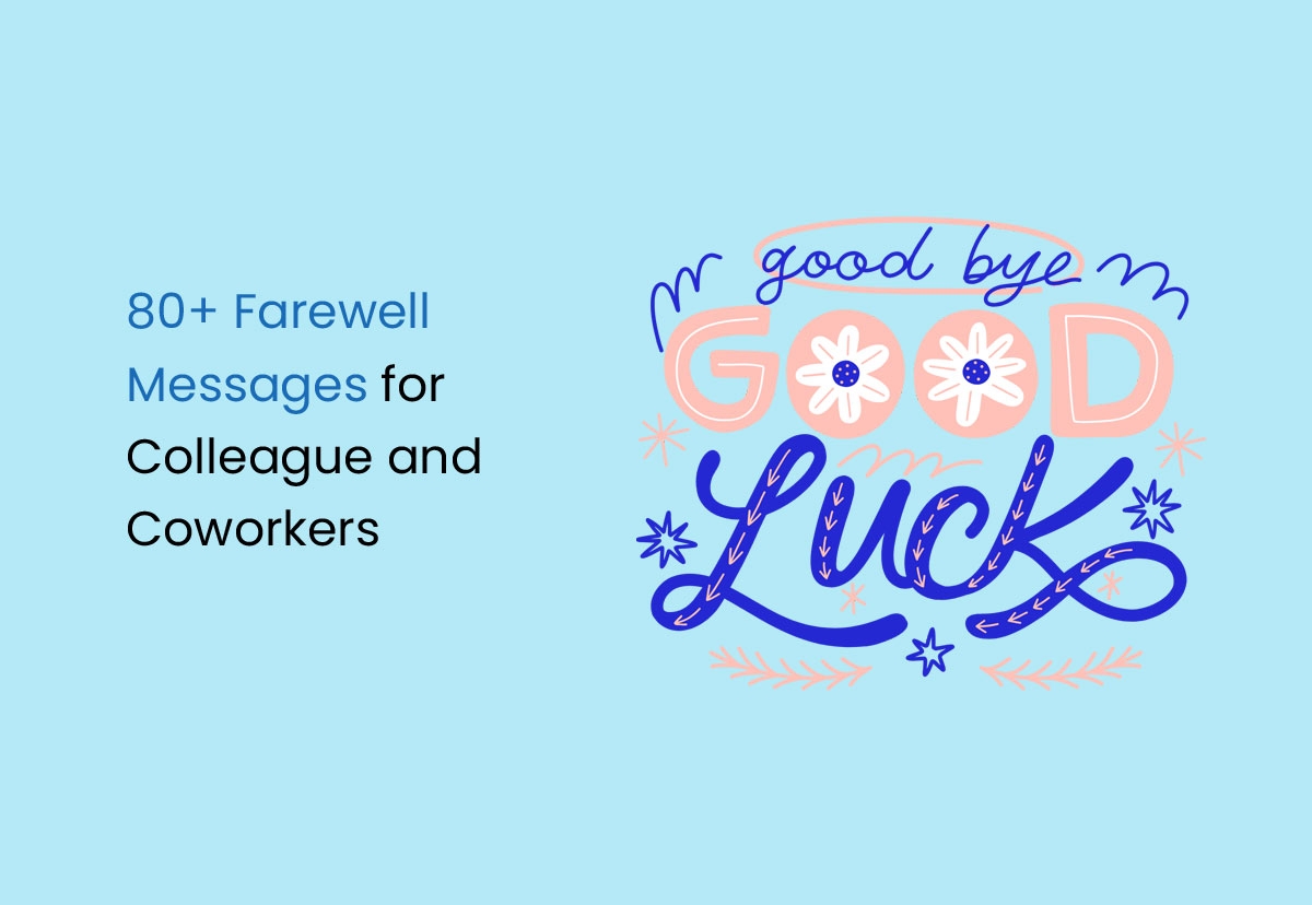 80 Farewell Messages For Colleague And Coworkers