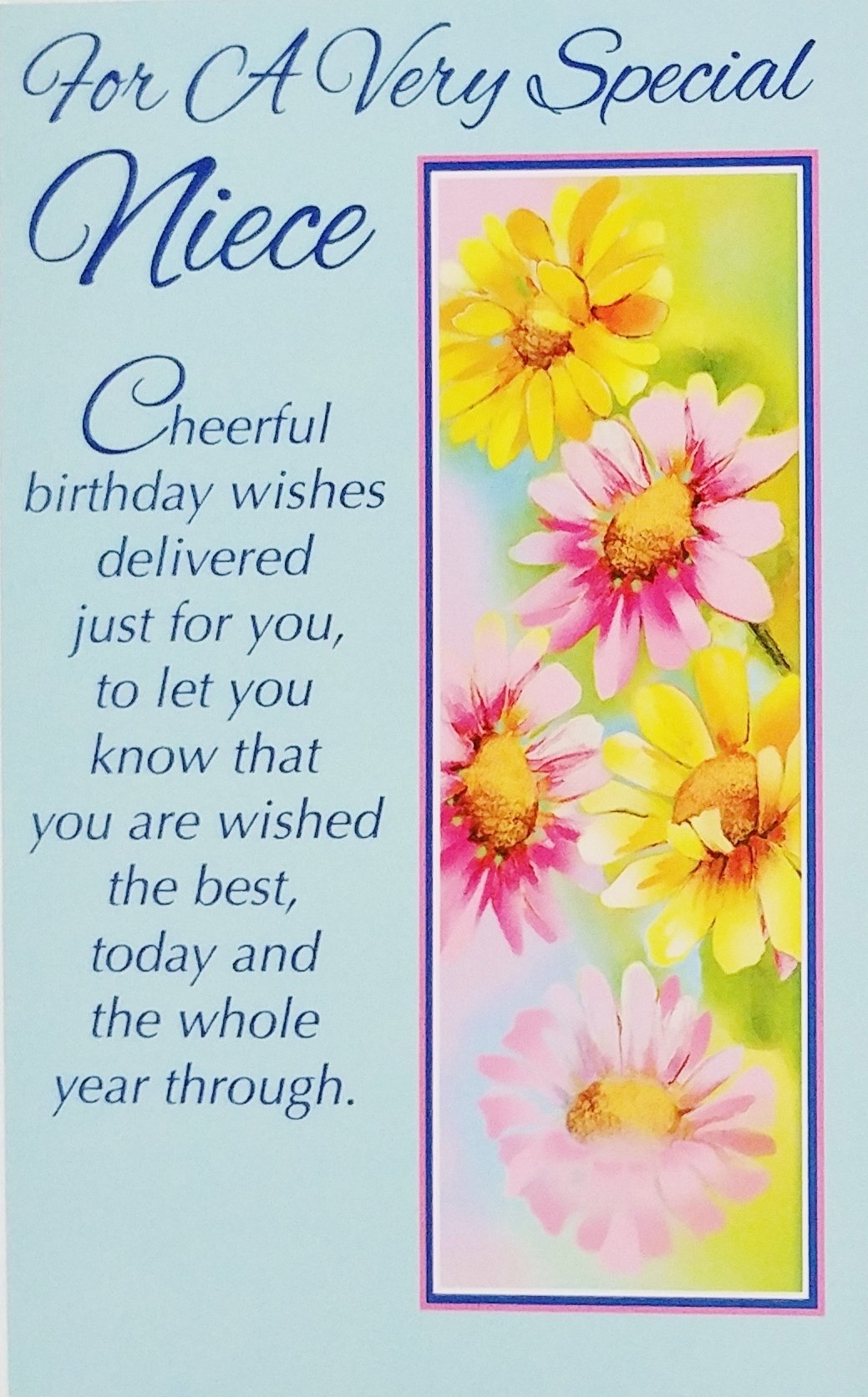 Amazon For A Very Special Niece Cheerful Happy Birthday 