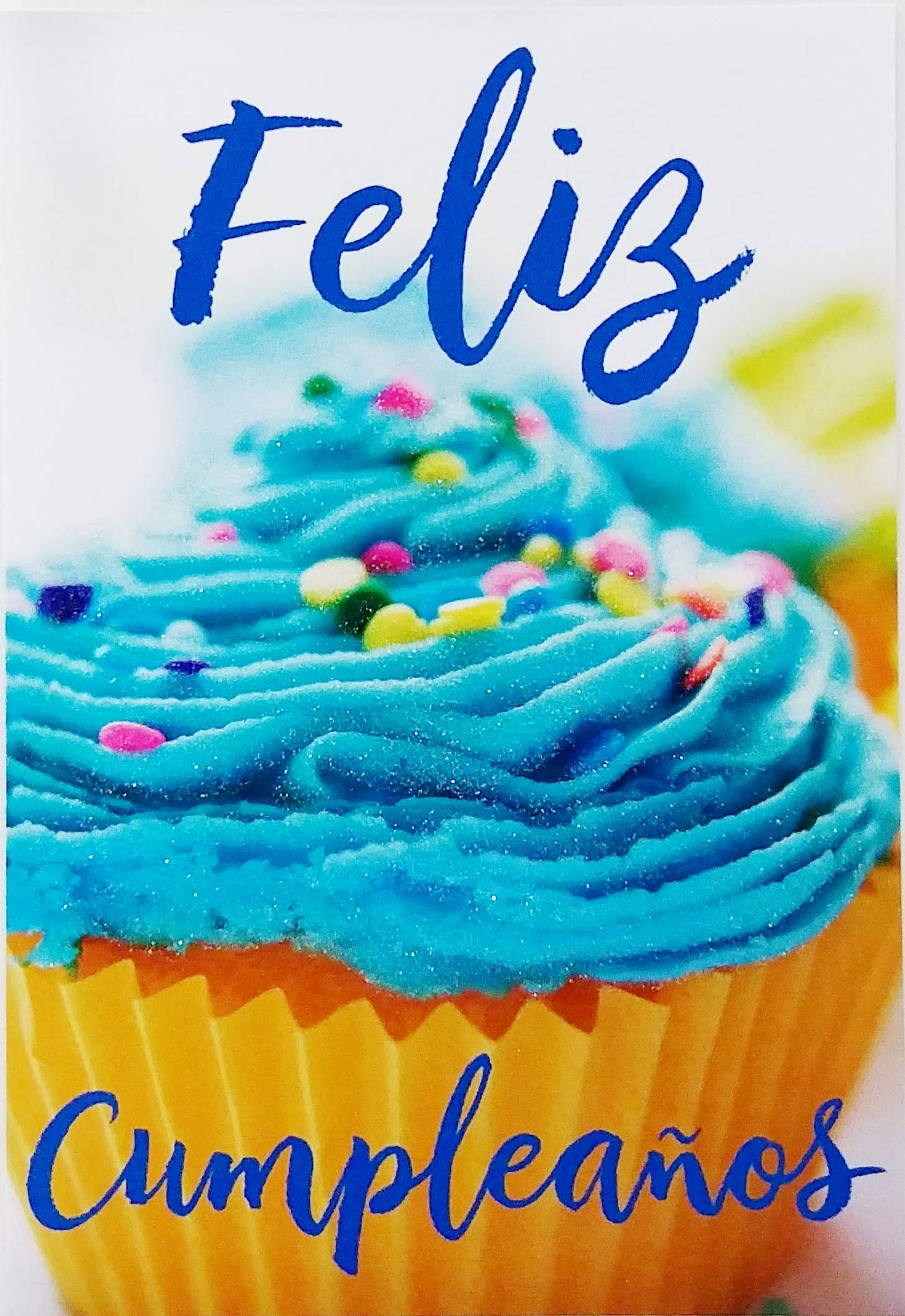 Amazon Greeting Card Feliz Cumpleanos Happy Birthday In Spanish Espanol Espero Que Cada Uno De Tus Deseos Se Haga Realidad Office Products