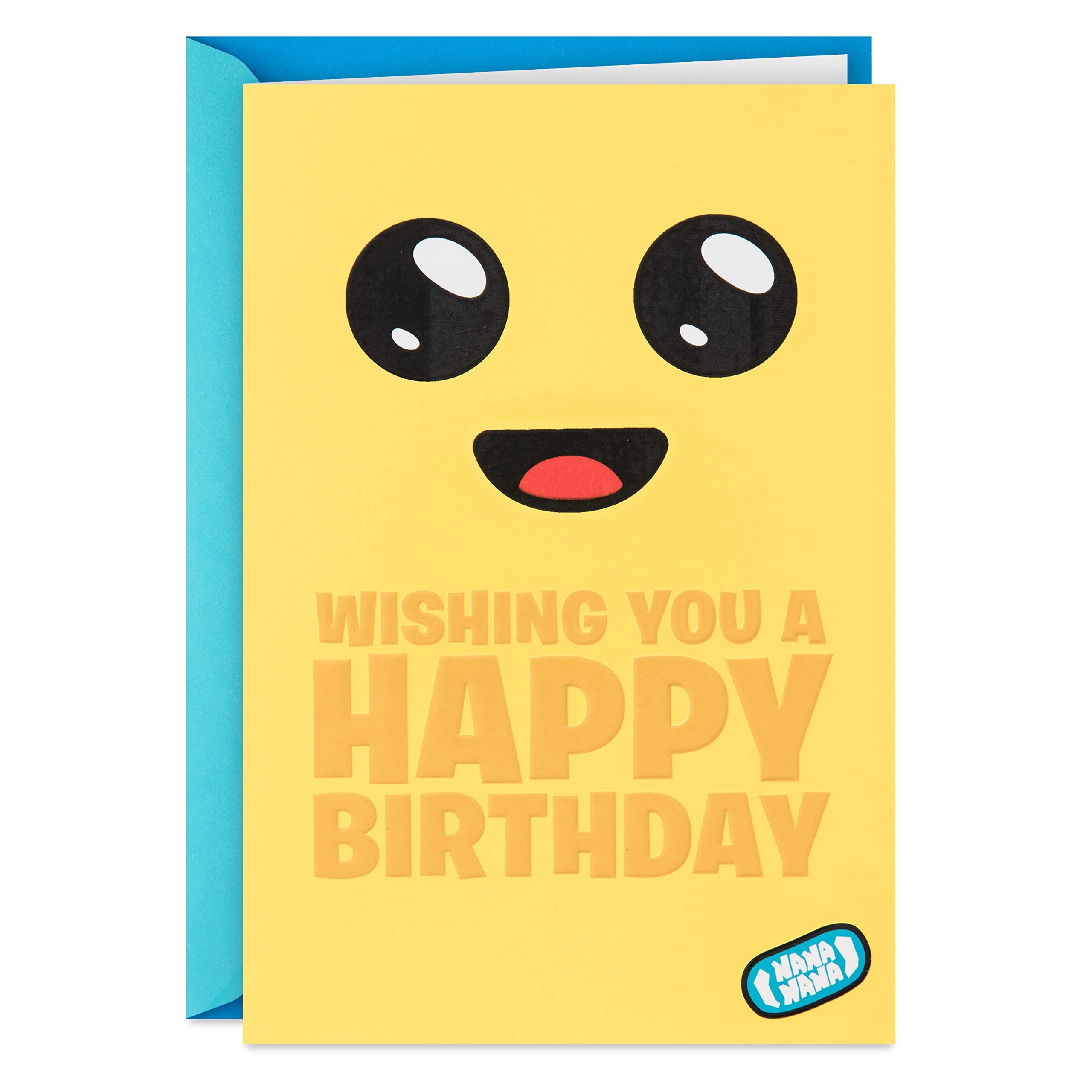 Amazon Hallmark Fortnite Birthday Card For Kids With Decal Peely Office Products