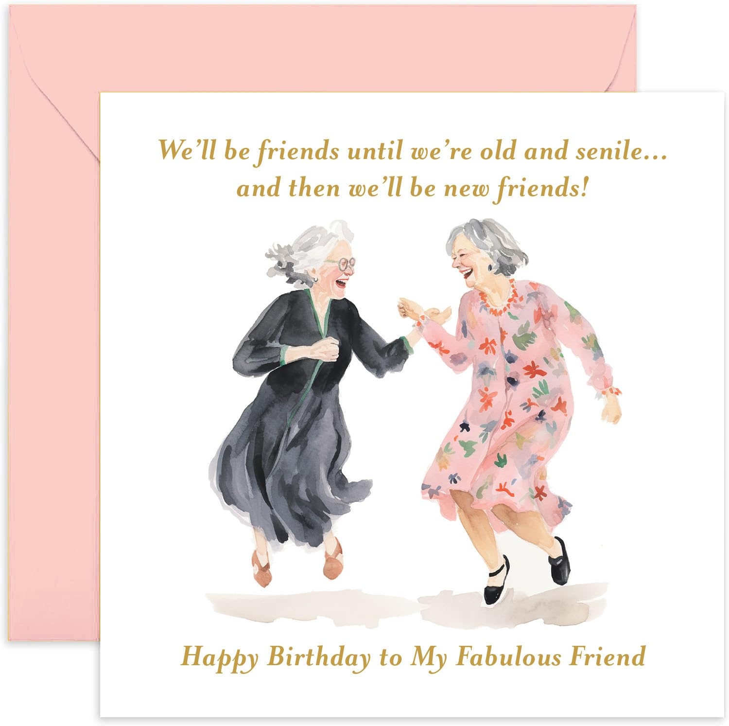 Amazon Old English Co Funny Birthday Card For Female Friend Old Friendship Birthday Card For Women We ll Be Friends Birthday Card For Best Friend For Her Blank Amazon Old English Co Funny Birthday Card For Female Friend Old Friendship Birthday Card For Women We ll Be Friends Birthday Card For Best Friend For Her Blank