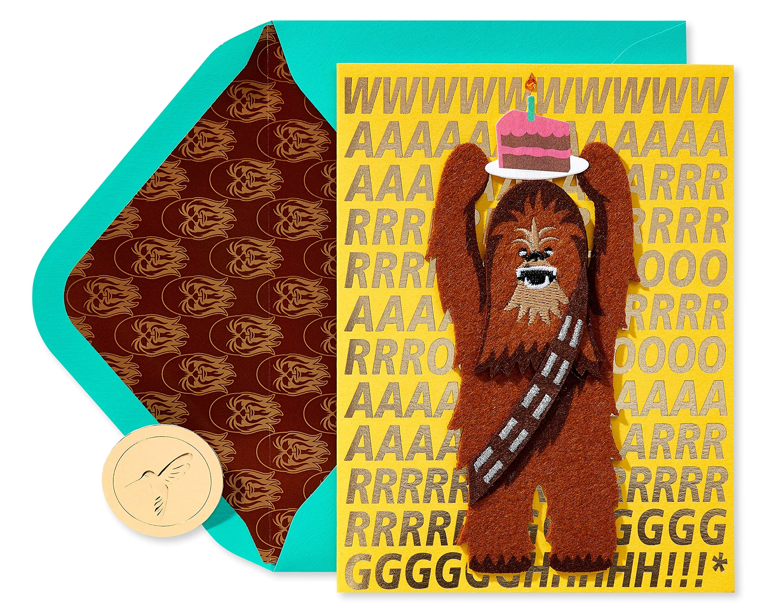Amazon Papyrus Funny Star Wars Birthday Card Wookie For 