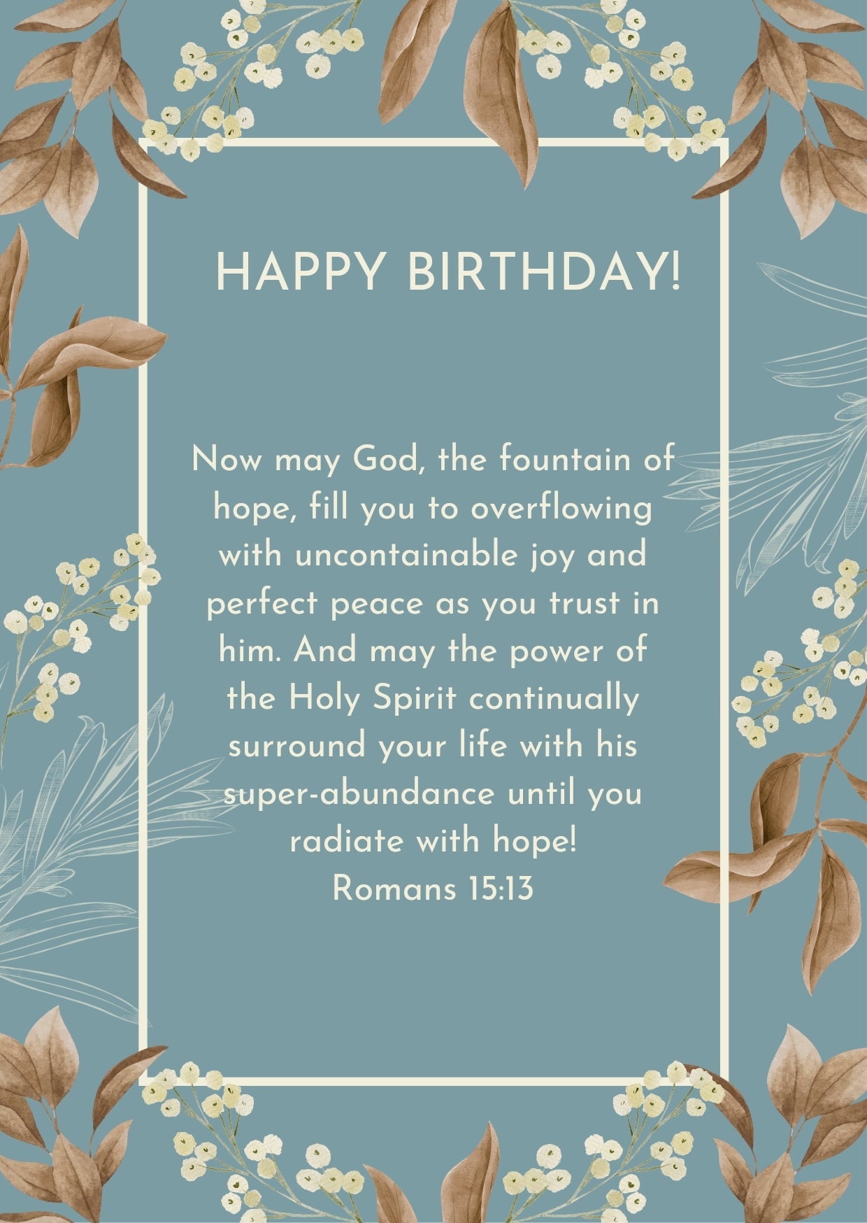 Bible Verse Birthday Wishes Card Bible Verse Birthday Wishes Card