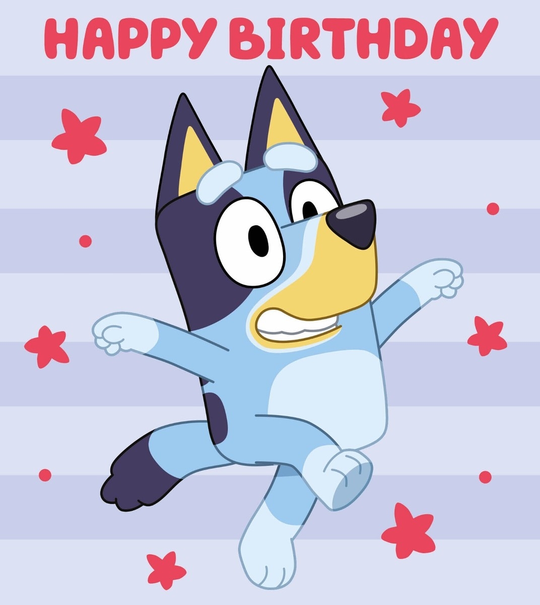 Birthday Card Bluey Birthday Card Includes Enelope 7 X 6 Inches EBay