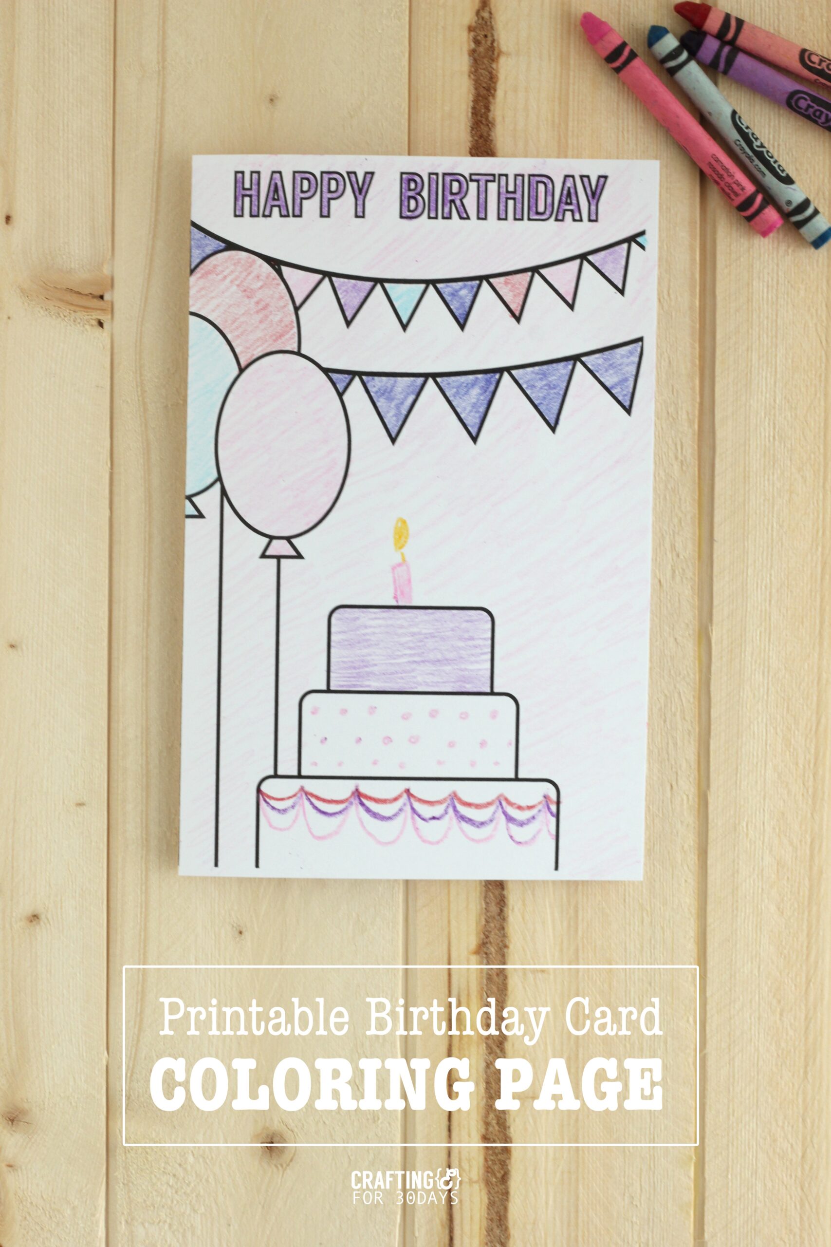 printable birthday cards to color printable birthday cards to color