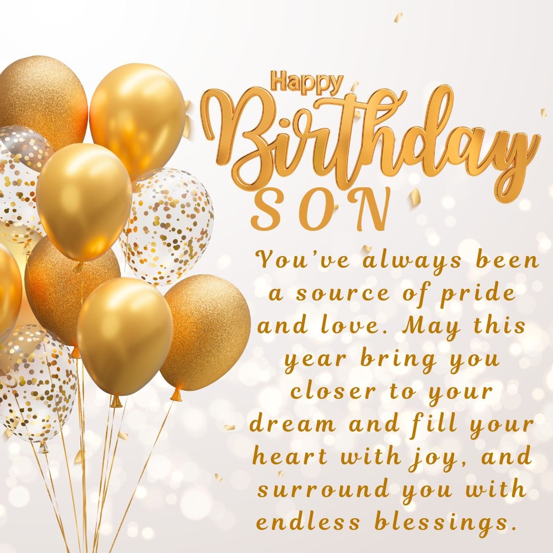 Birthday Wishes For Son Heartful Birthday Wishes Messages And Blessings For Your Son BestGrafix