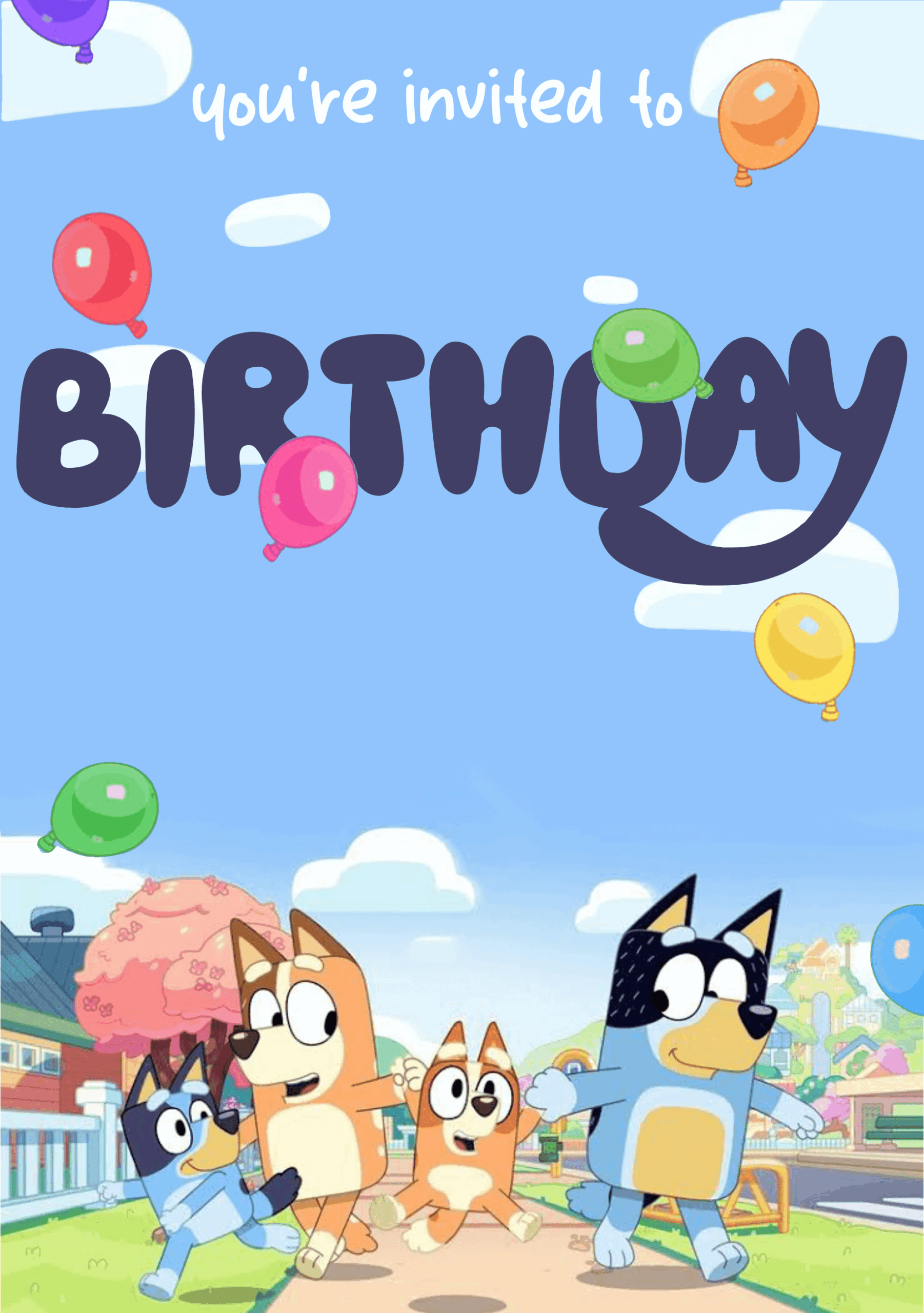 BLUEY Printable Kids Birthday Party Invitation Template By Undefined Raket PH BLUEY Printable Kids Birthday Party Invitation Template By Undefined Raket PH