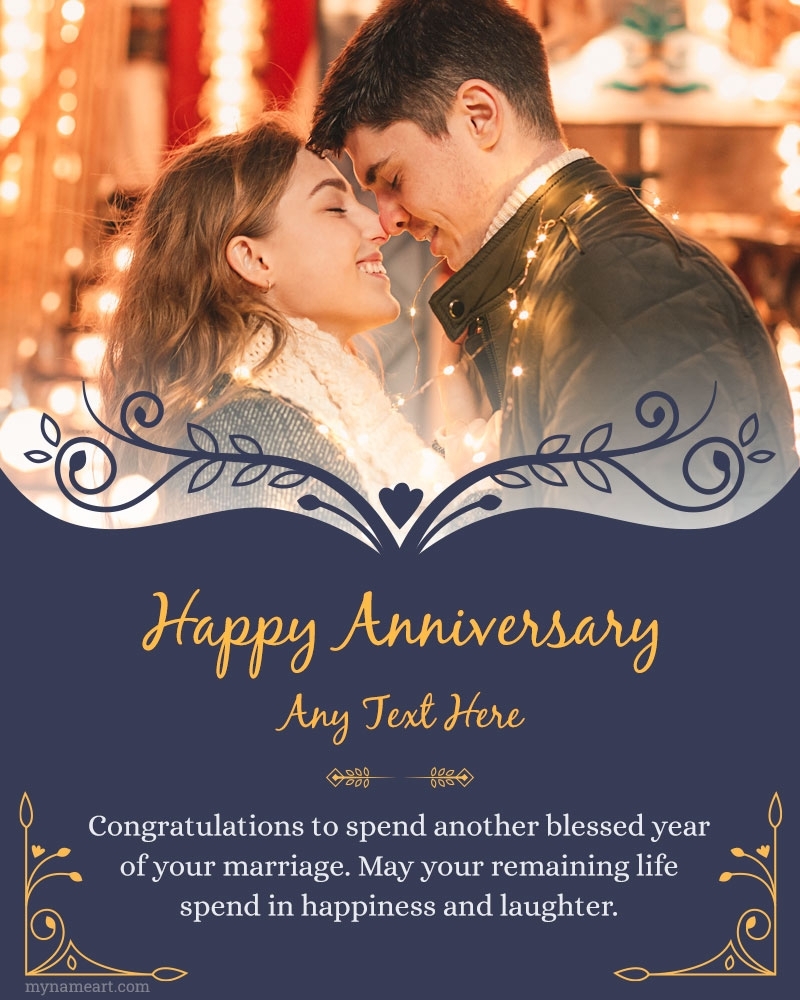 Craft Personalized Anniversary Wishes With Photo