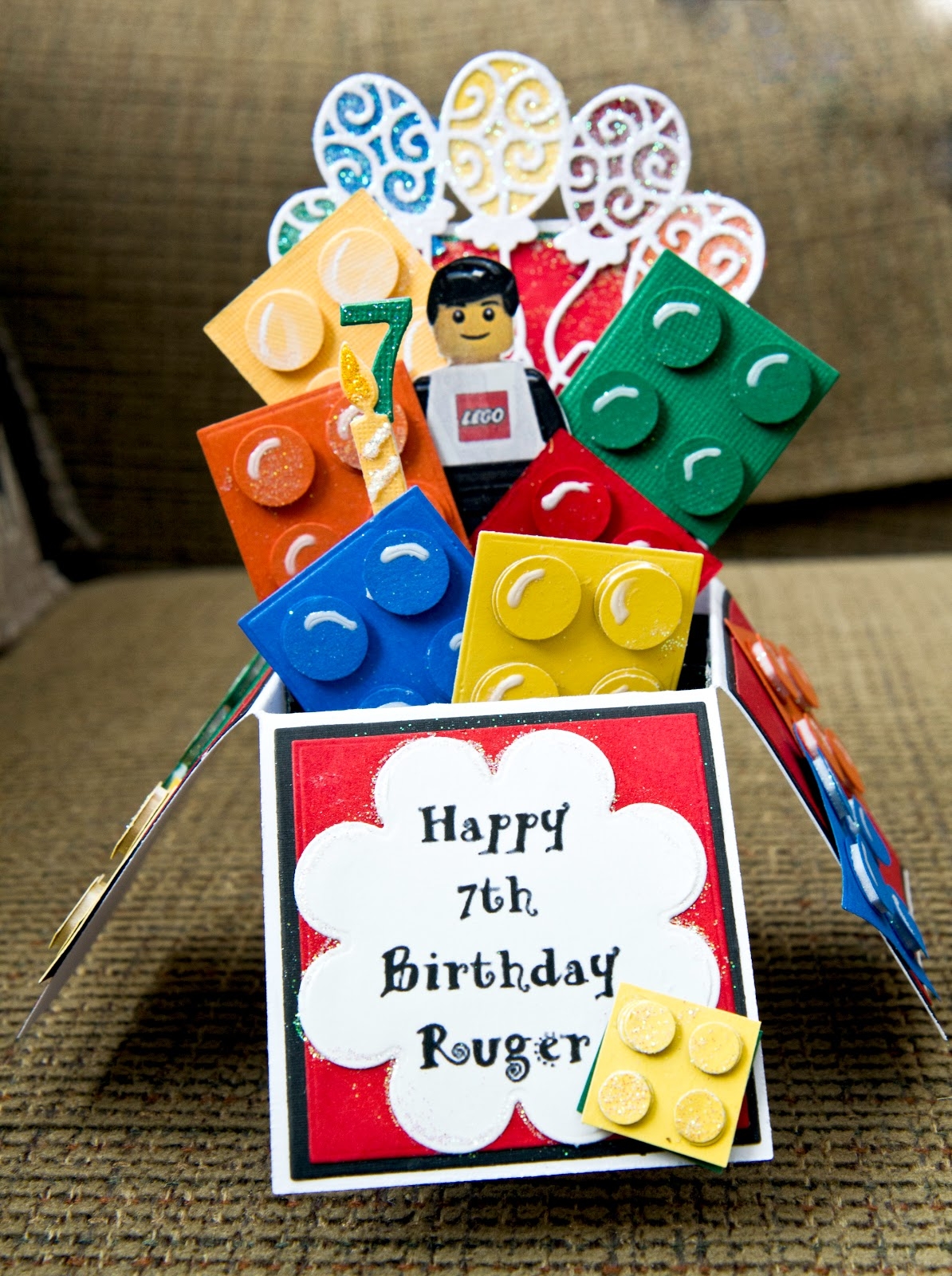Creative Moments By Nancy Hill Lego Birthday Card Creative Moments By Nancy Hill Lego Birthday Card
