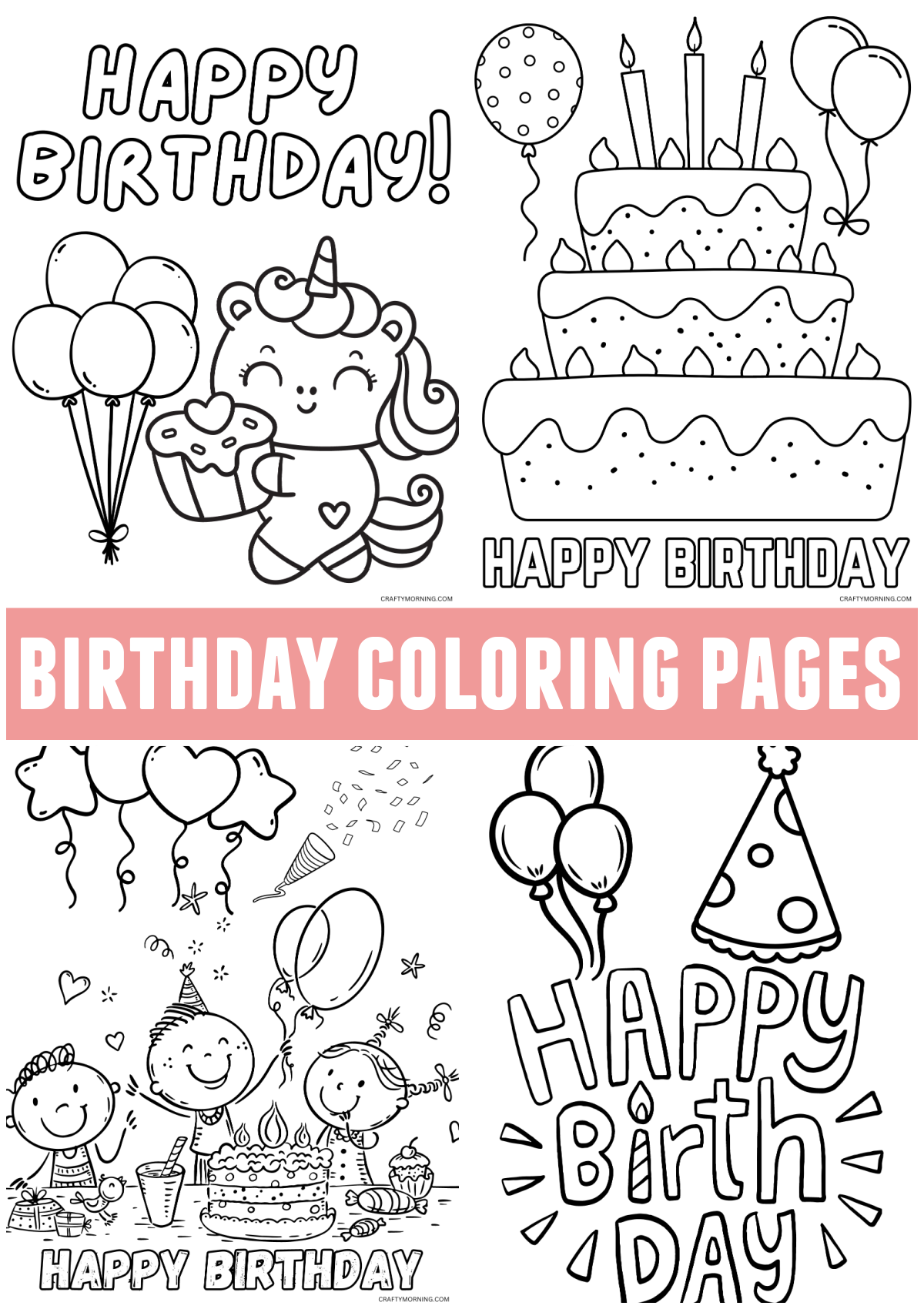 printable birthday coloring pages
