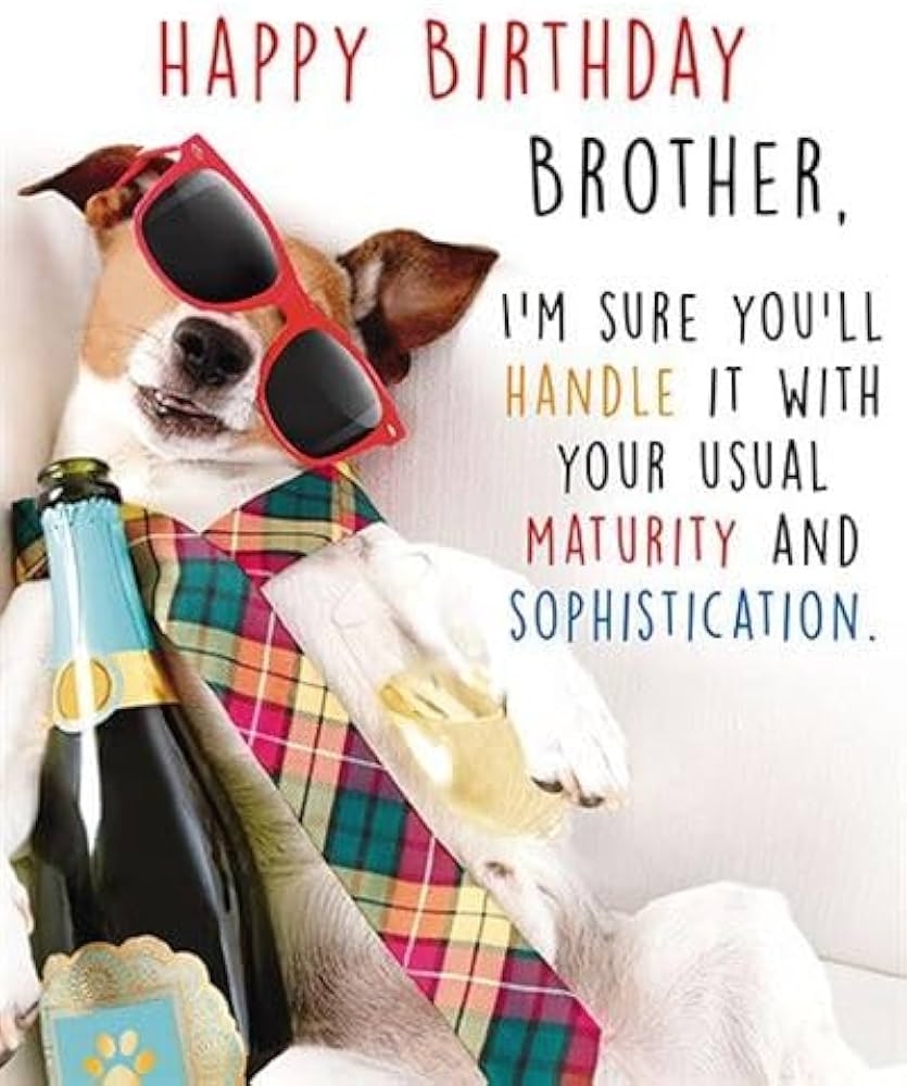 Darkroom Funny Birthday Card For Brother Mature And Sophistication Jack Russell Dog Eco Friendly And Recyclable Amazon de Stationery U0026 Office Supplies Darkroom Funny Birthday Card For Brother Mature And Sophistication Jack Russell Dog Eco Friendly And Recyclable Amazon de Stationery U0026 Office Supplies