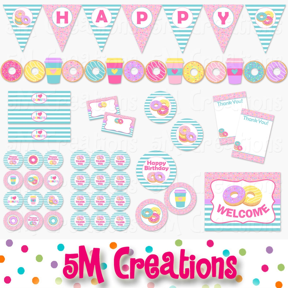 printable birthday supplies