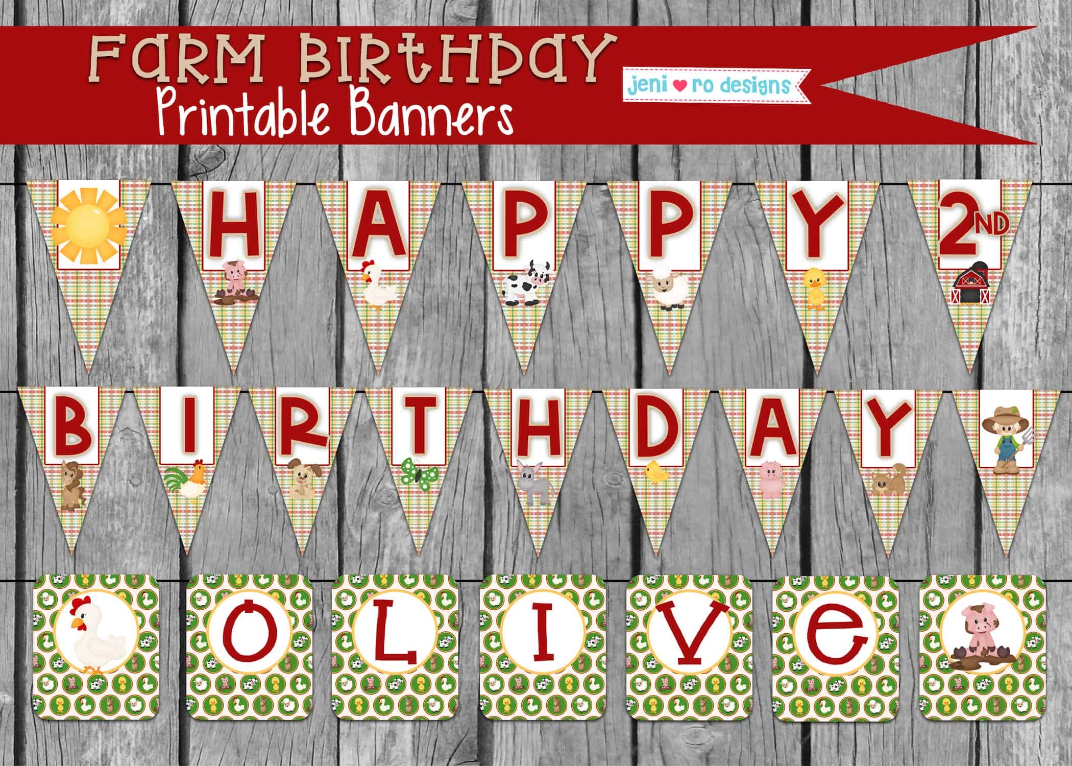 printable happy birthday banner