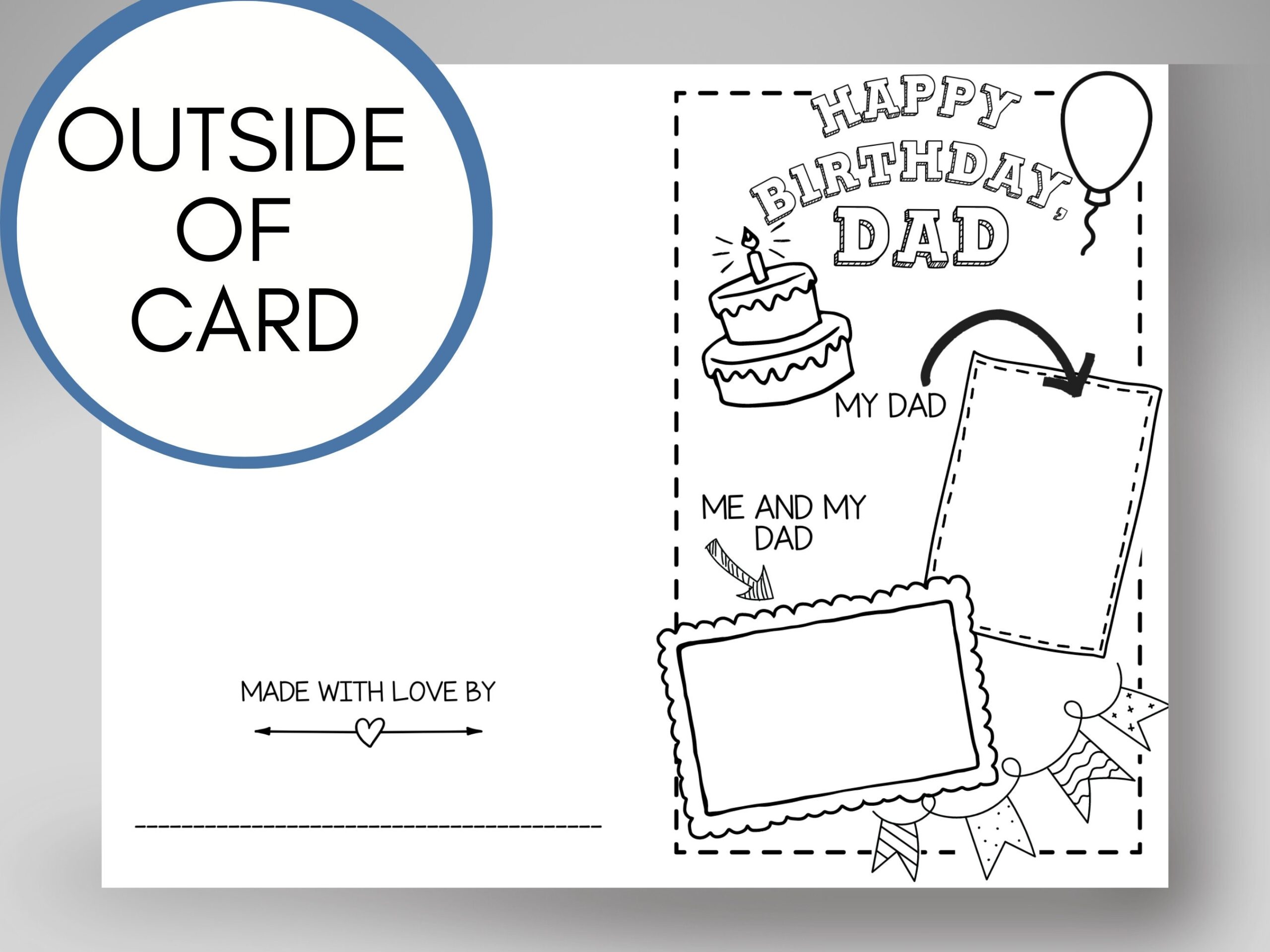 free printable printable birthday cards for dad