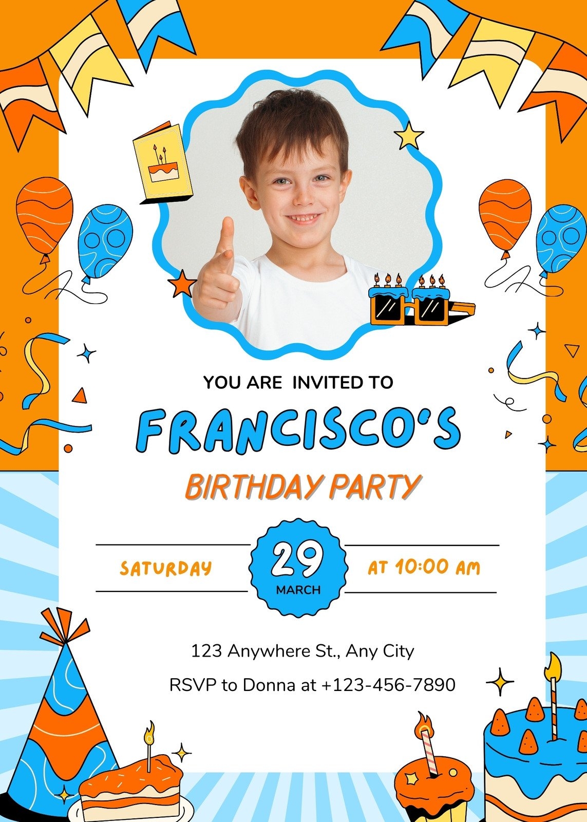 Free And Printable Birthday Invitation Templates Canva Free And Printable Birthday Invitation Templates Canva