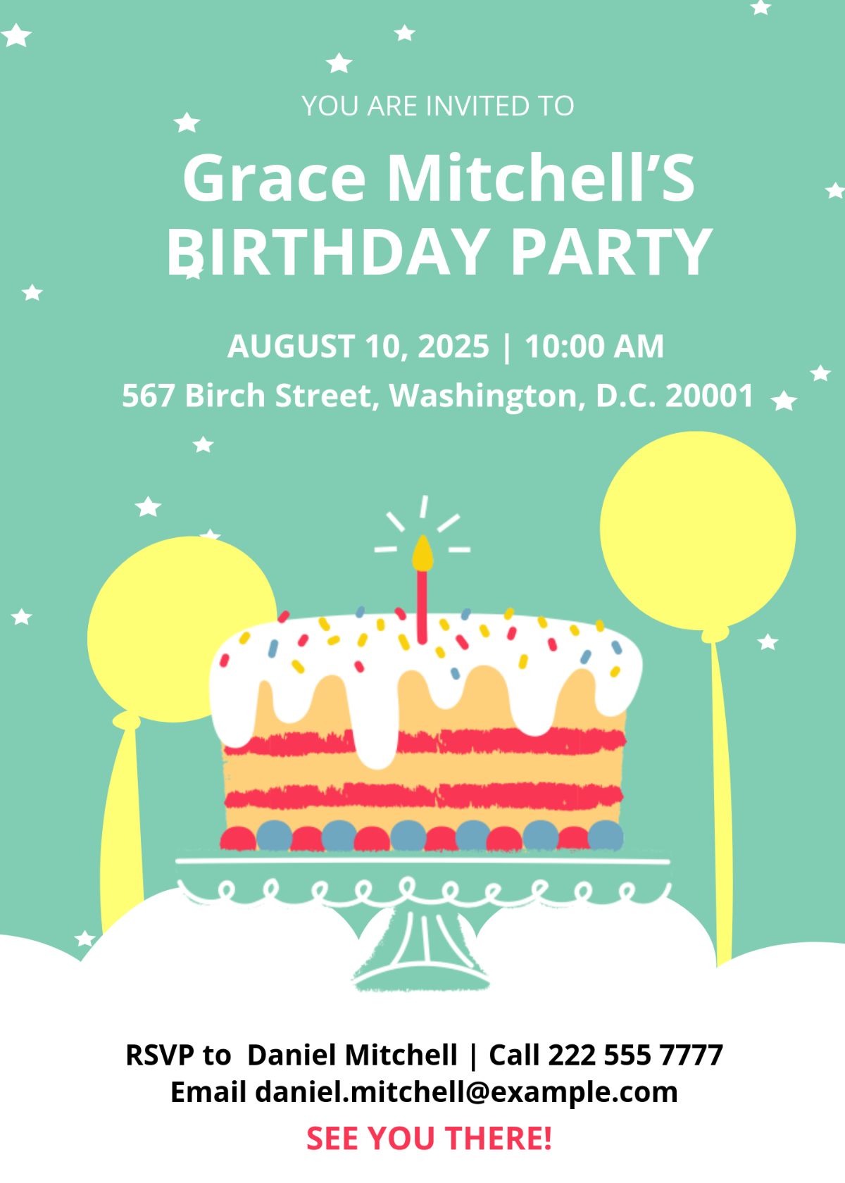 Free Birthday Invitation Templates Editable And Printable