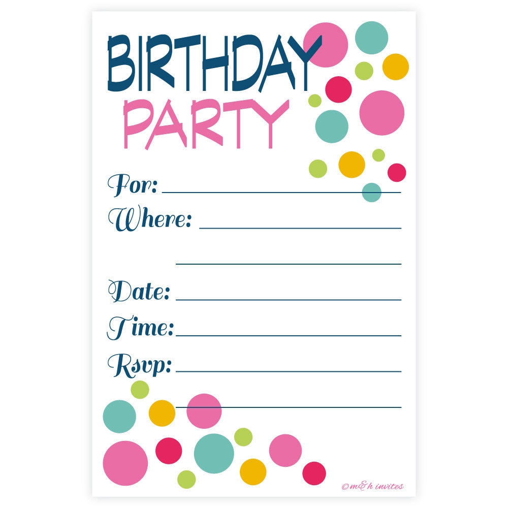 blank free printable birthday invitation templates blank free printable birthday invitation templates