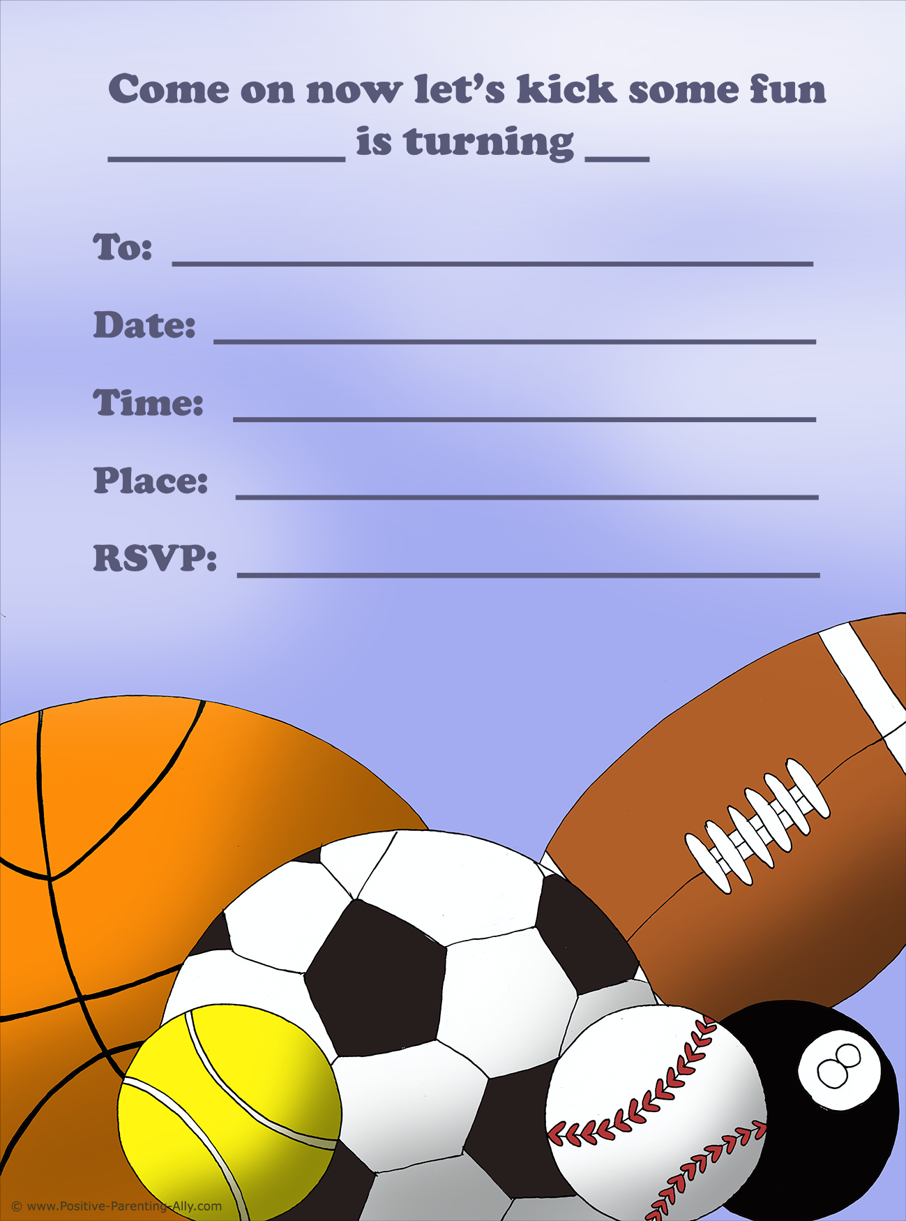 Birthday Invitations Free Printable
