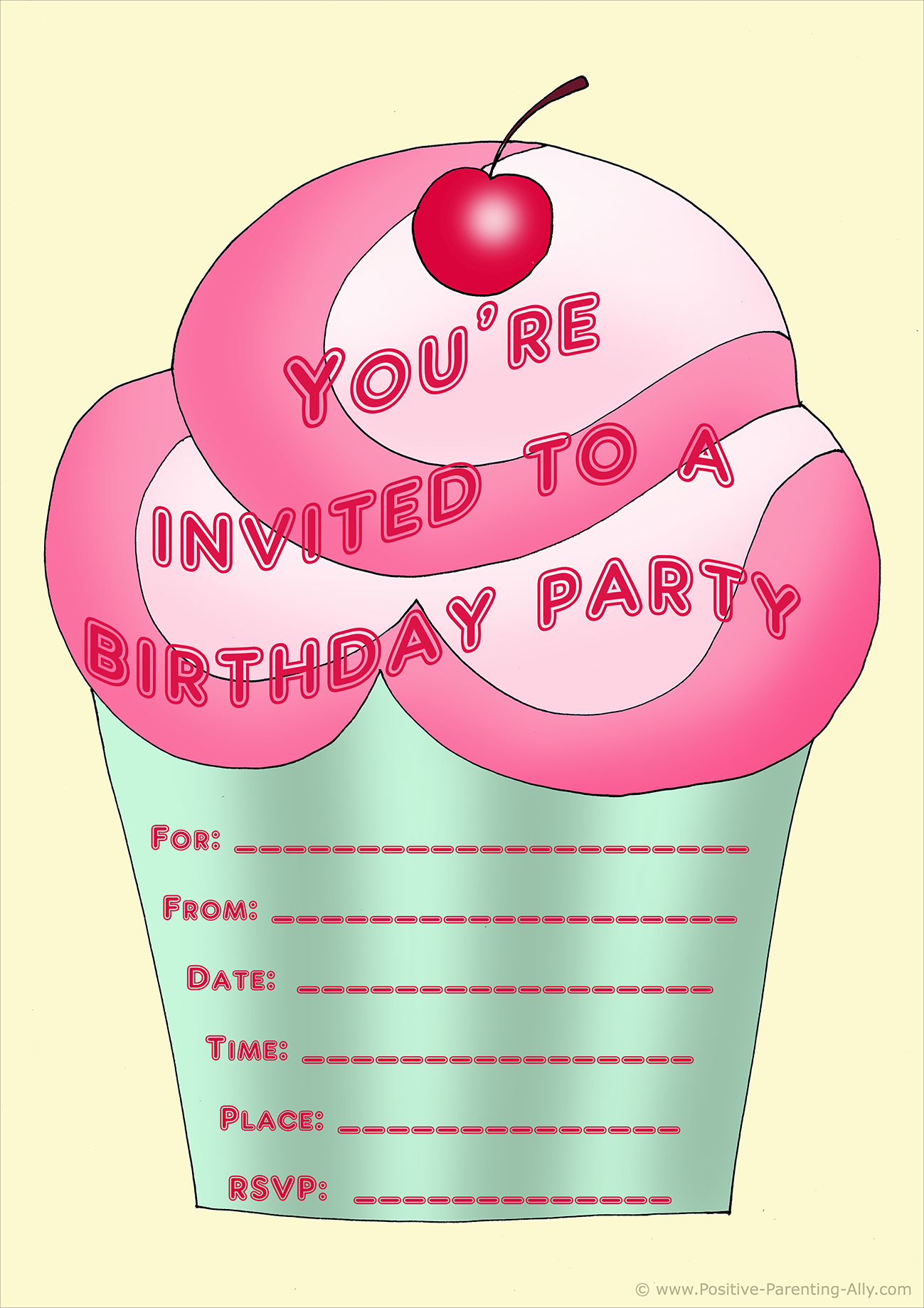Free Birthday Party Invites For Kids In High Print Quality 