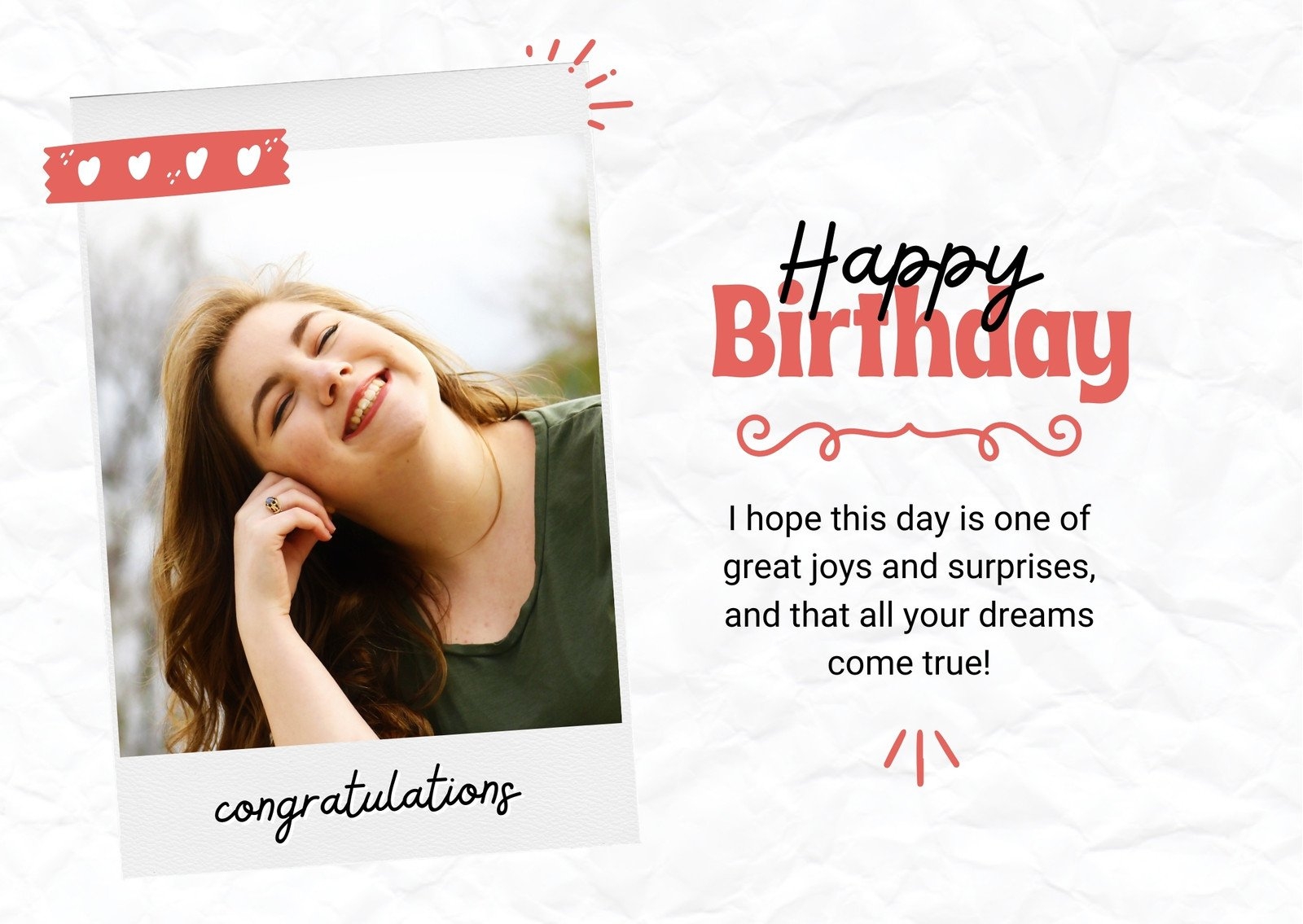 Free Custom Printable Birthday Card Templates Canva Free Custom Printable Birthday Card Templates Canva