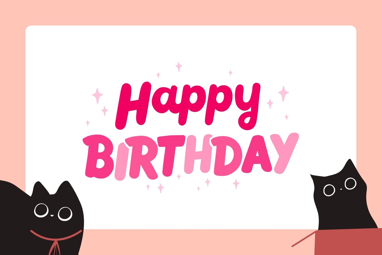 Free Customizable Printable Cat Card Templates Canva Worksheets Library