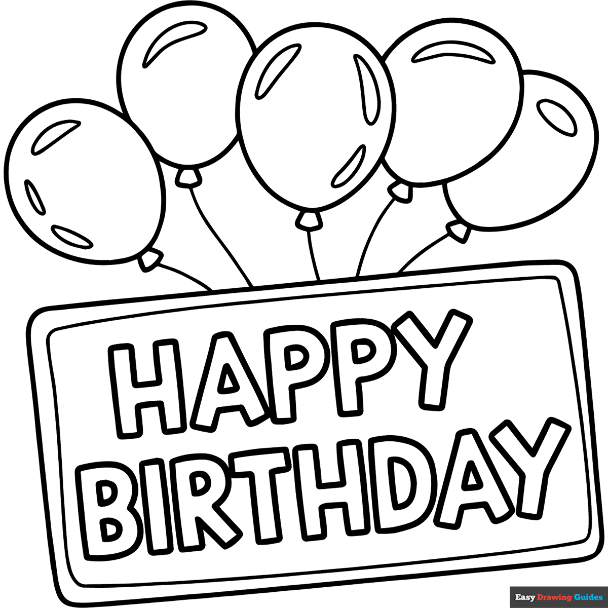 Free Happy Birthday Coloring Pages For Kids 20 Printable Sheets