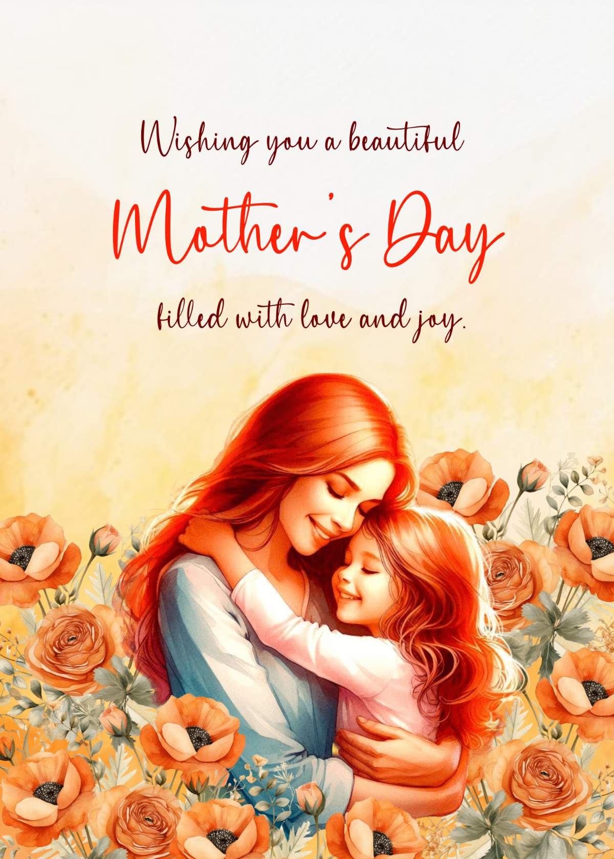Free Happy Mother s Day Wishes Template To Edit Online