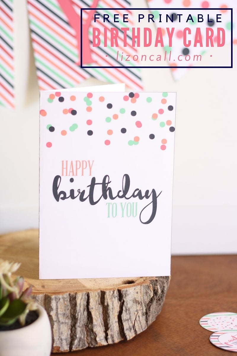 happy birthday cards free printable