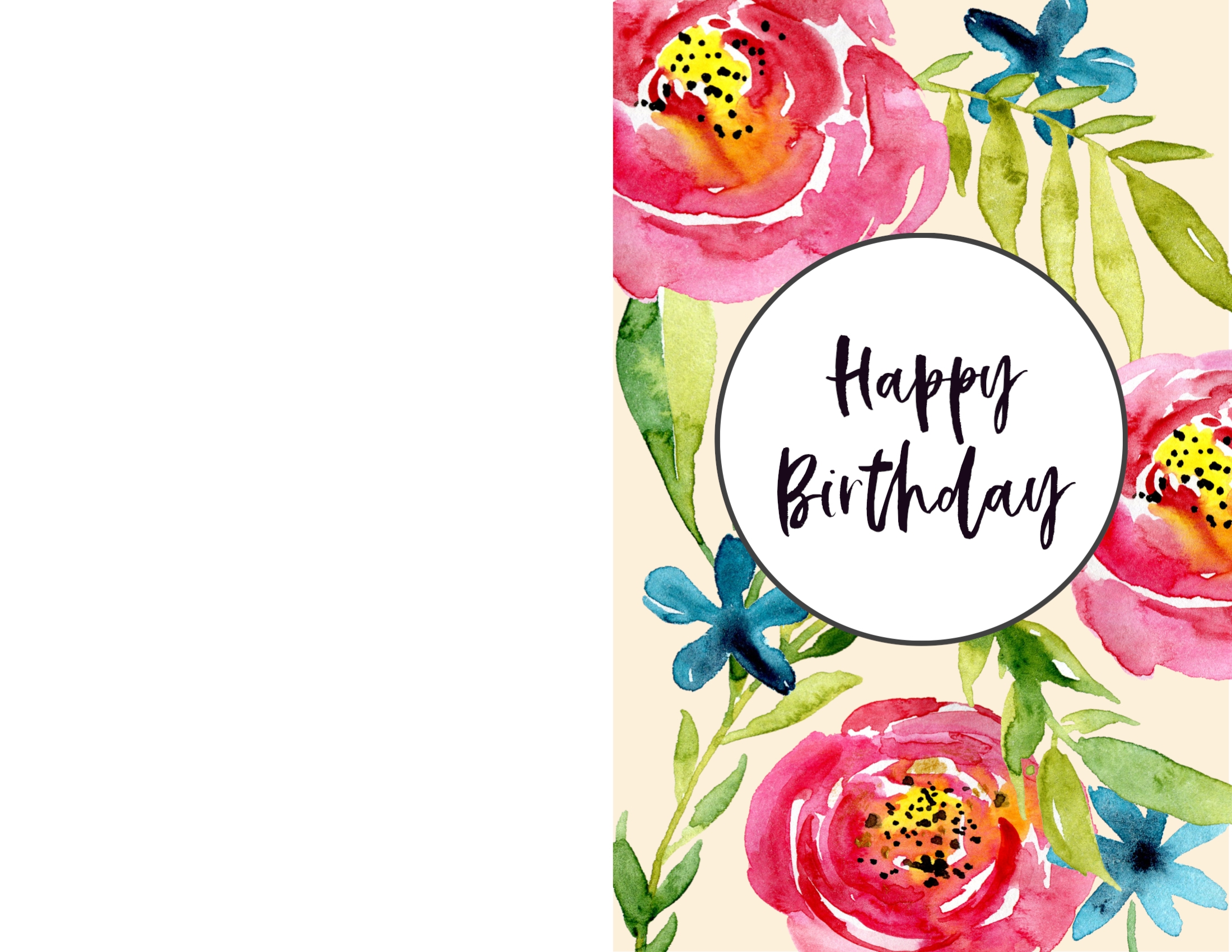 printable birthday greeting card