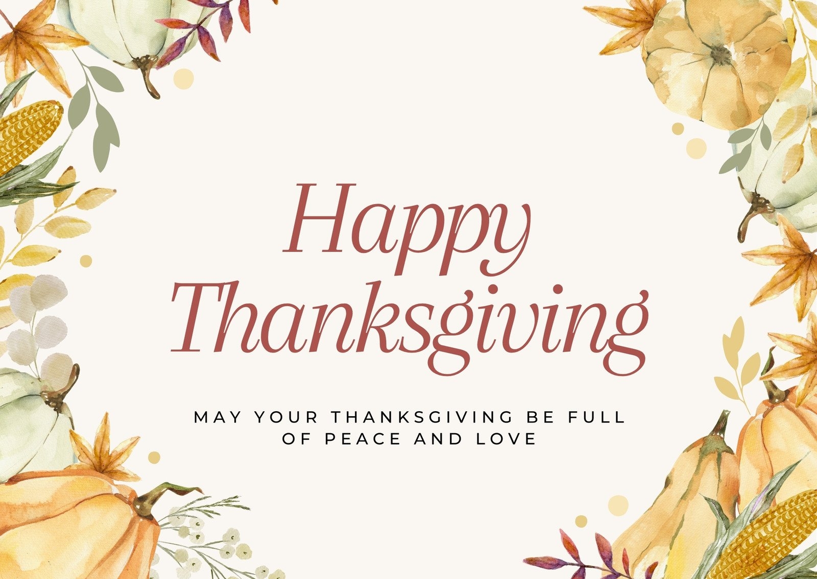 Free Printable Customizable Thanksgiving Card Templates Canva Free Printable Customizable Thanksgiving Card Templates Canva