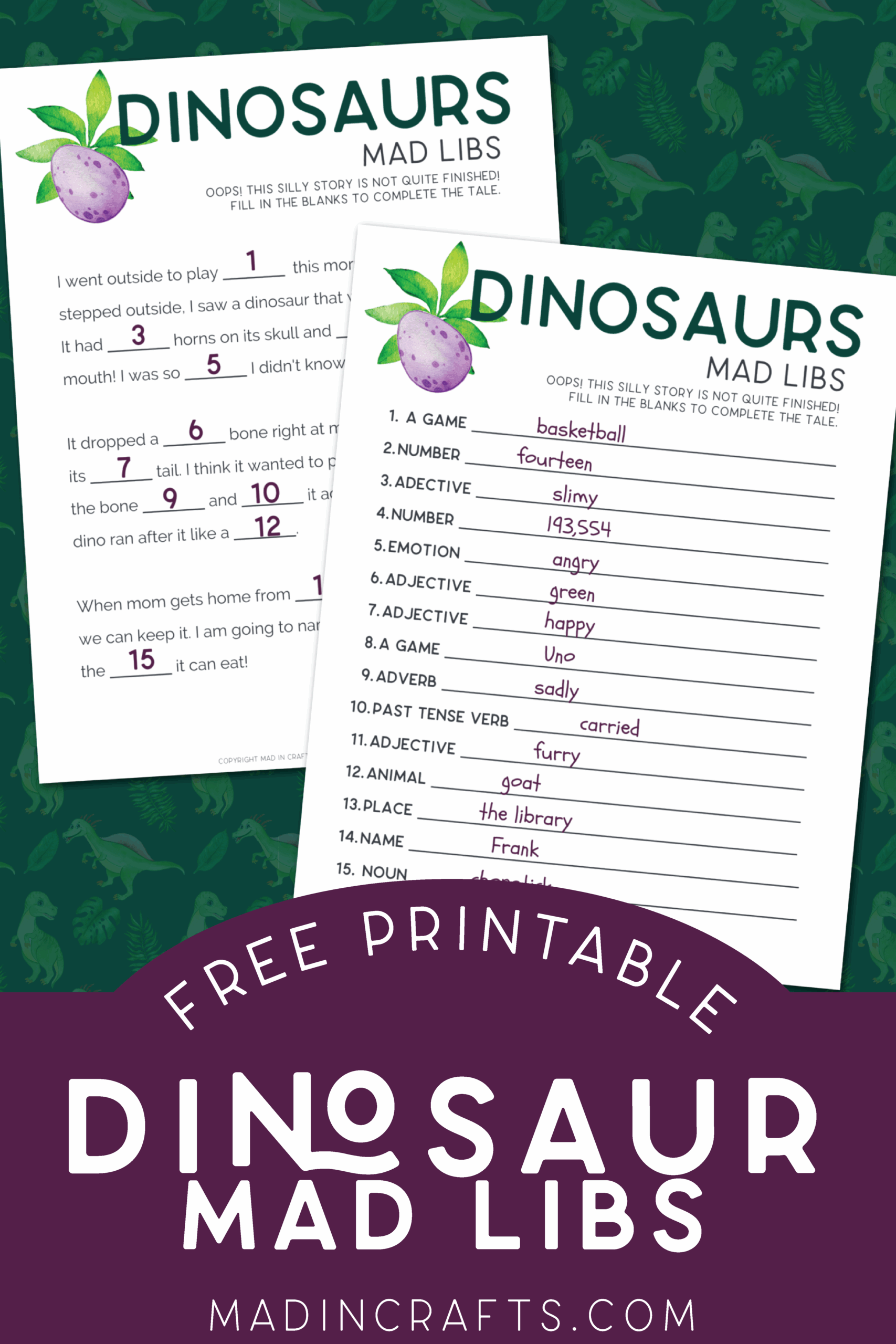 birthday mad libs free printables