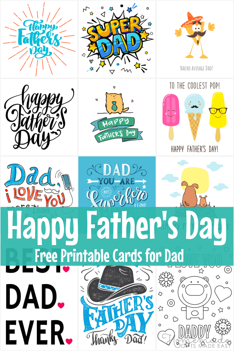 free printable birthday cards for dad