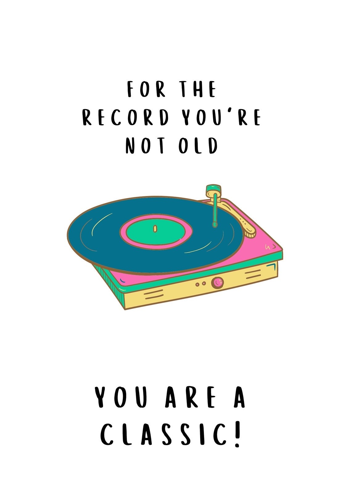 printable funny birthday card