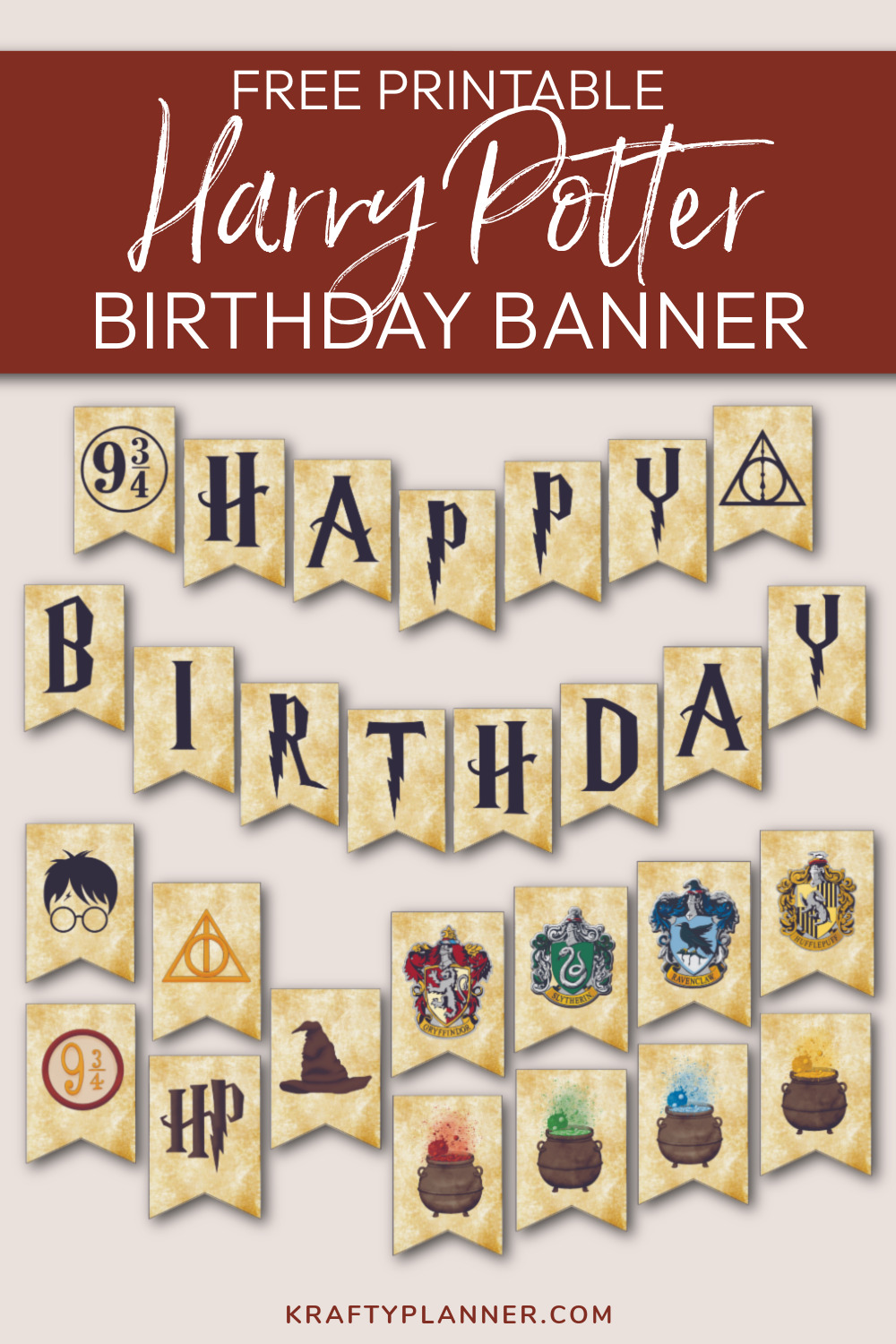 happy birthday banners printable