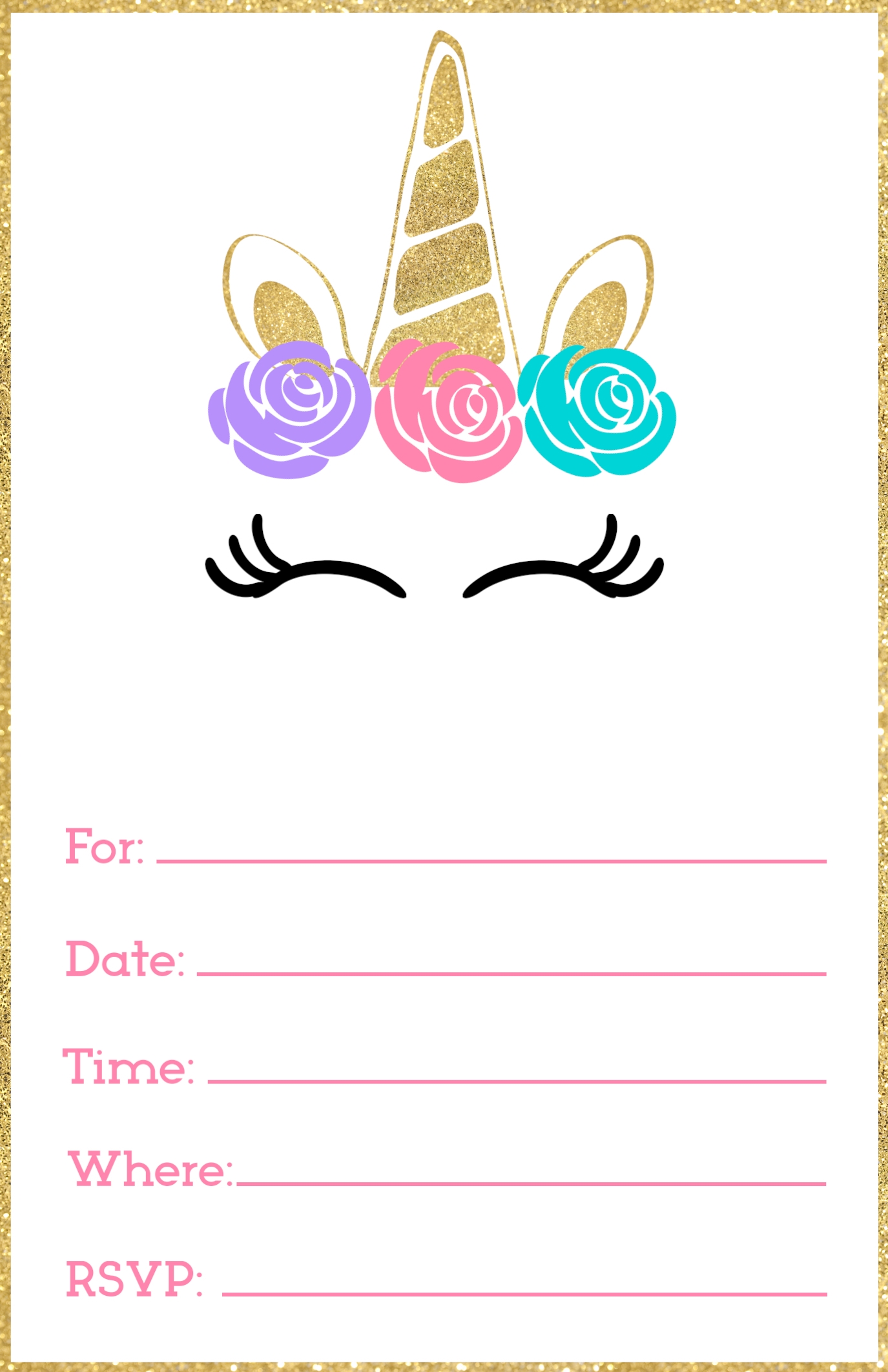 Free Printable Birthday Invitation