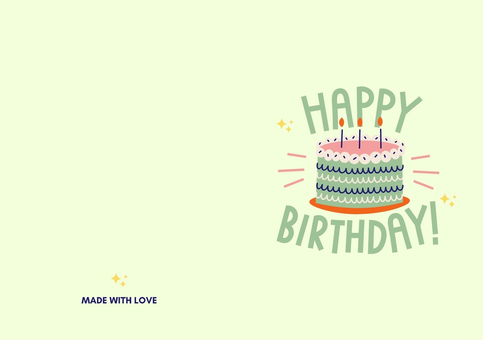 Free To Personalize Folded Birthday Card Templates Canva Free To Personalize Folded Birthday Card Templates Canva