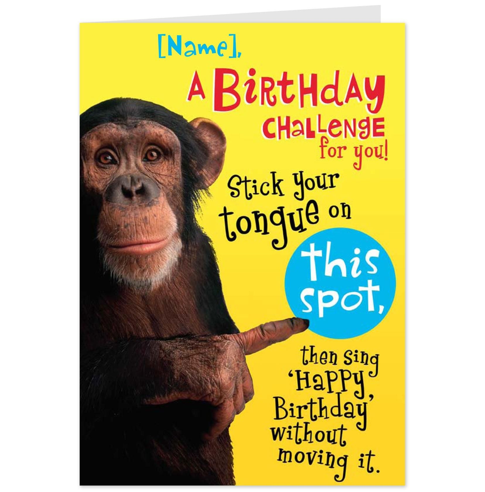 free funny printable birthday cards