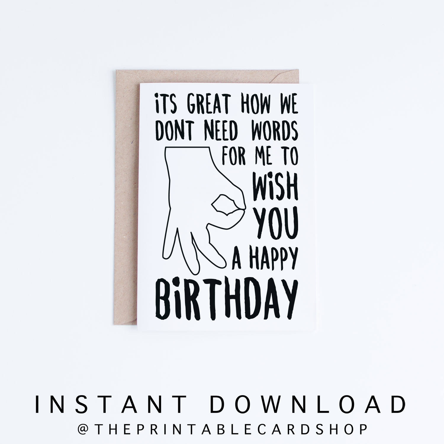 Funny Birthday Cards Instant Download Printable Birthday Card For Funny Birthday Cards Instant Download Printable Birthday Card For