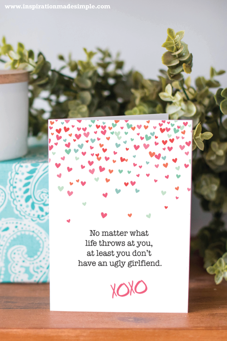 Funny Printable Card For Boyfriends Inspiration Made Simple Funny Printable Card For Boyfriends Inspiration Made Simple