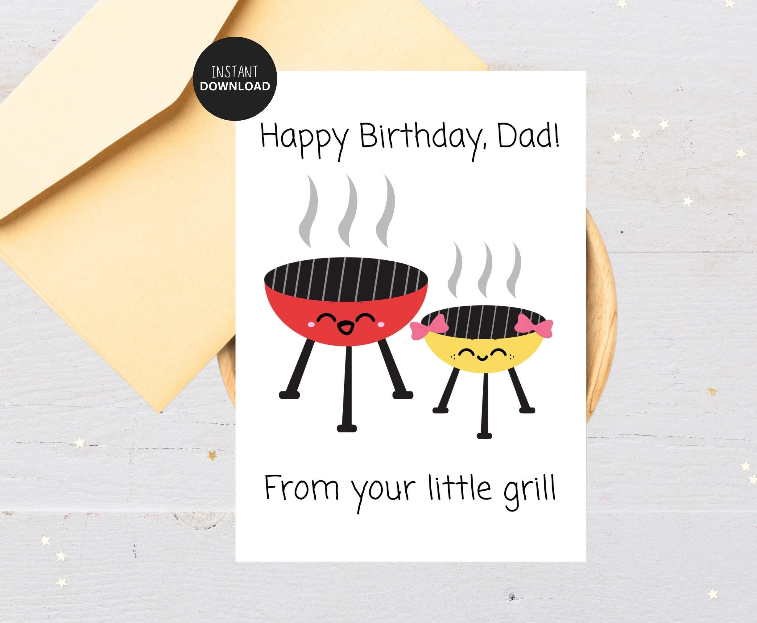 Happy Birthday Card For Dad Card From Daughter Printable 