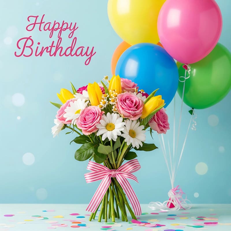 Happy Birthday Flowers Stock Illustrations 64 618 Happy Birthday Flowers Stock Illustrations Vectors U0026 Clipart Dreamstime