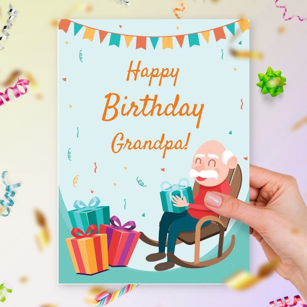 birthday card for grandpa printable